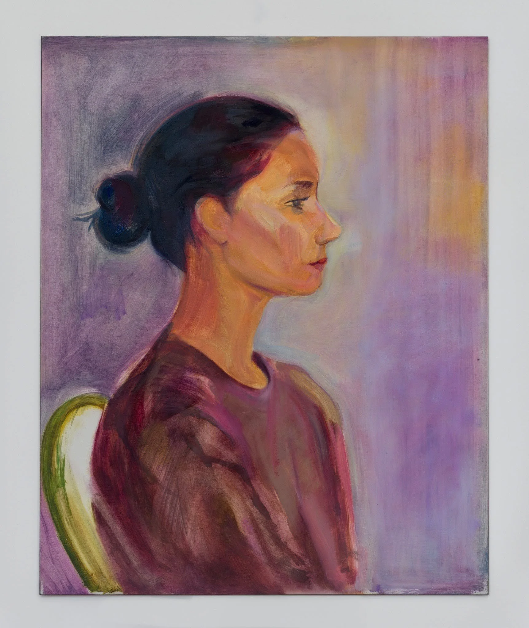 "Fulfillment of a Promise," 2019-2025, Oil on clay board, 20 by 16 in