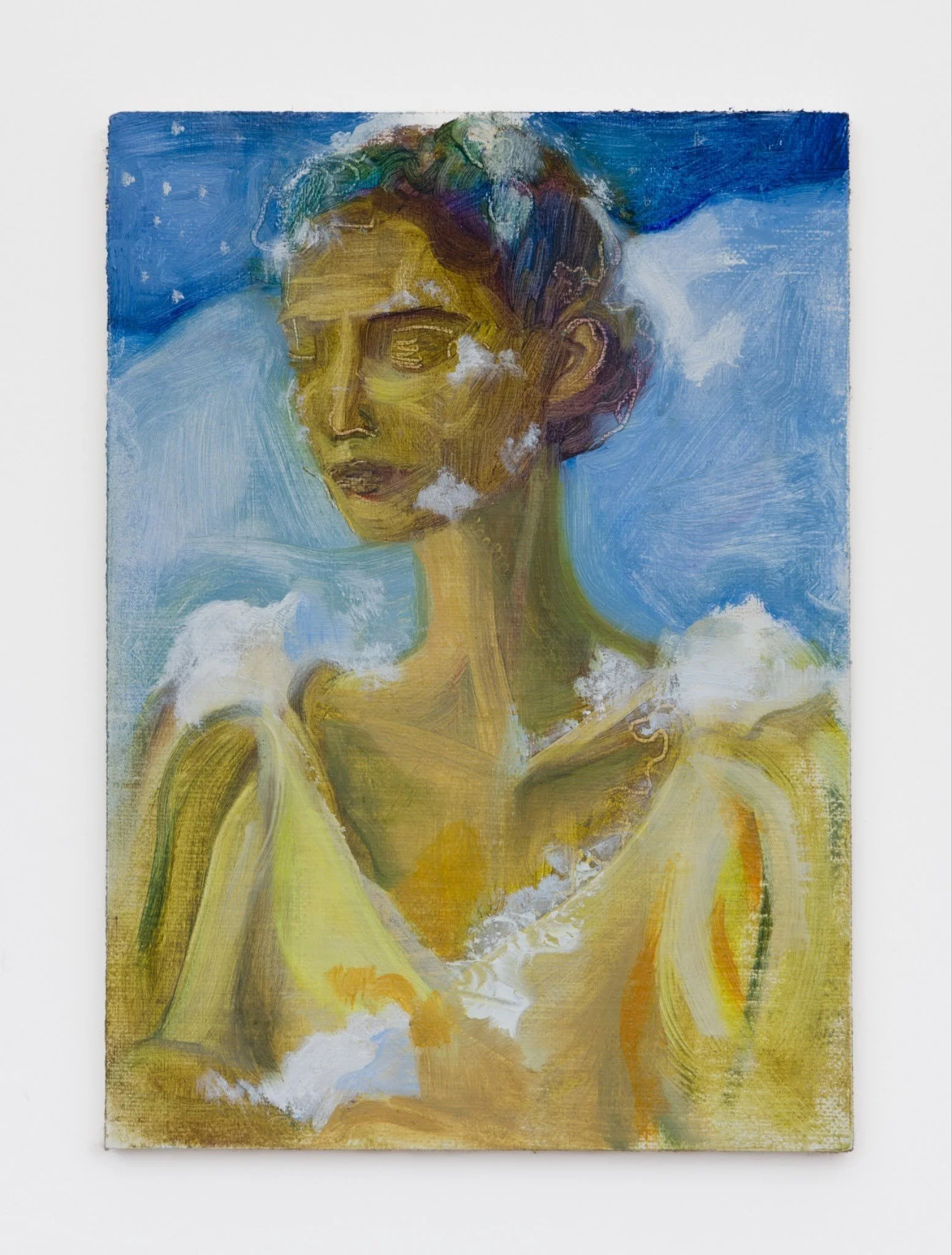 "meditation," 2025, Oil on linen board, 7 x 5 in
