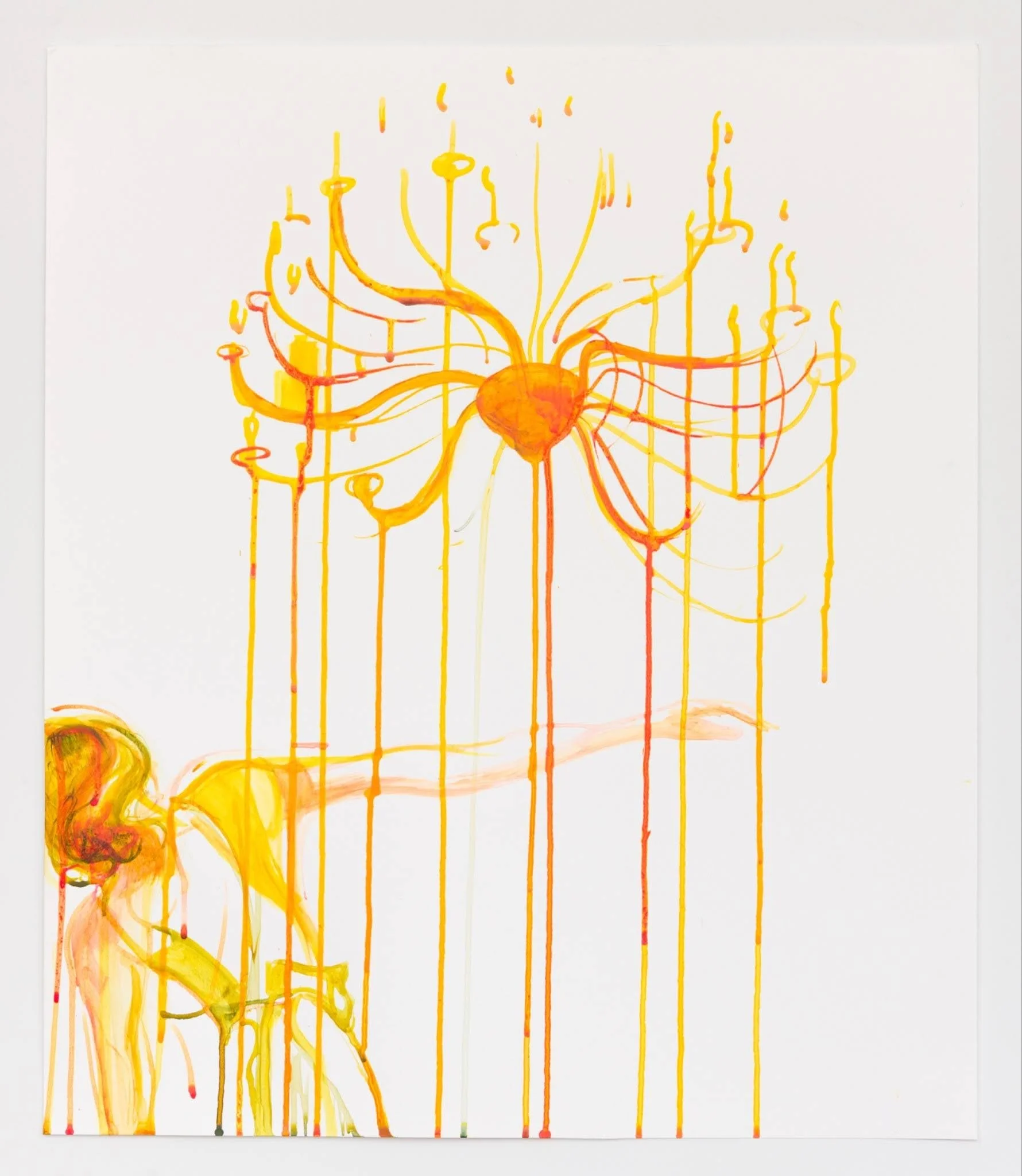 "Between, Freedom," 2026, Ink on vellum 22 x 18 in