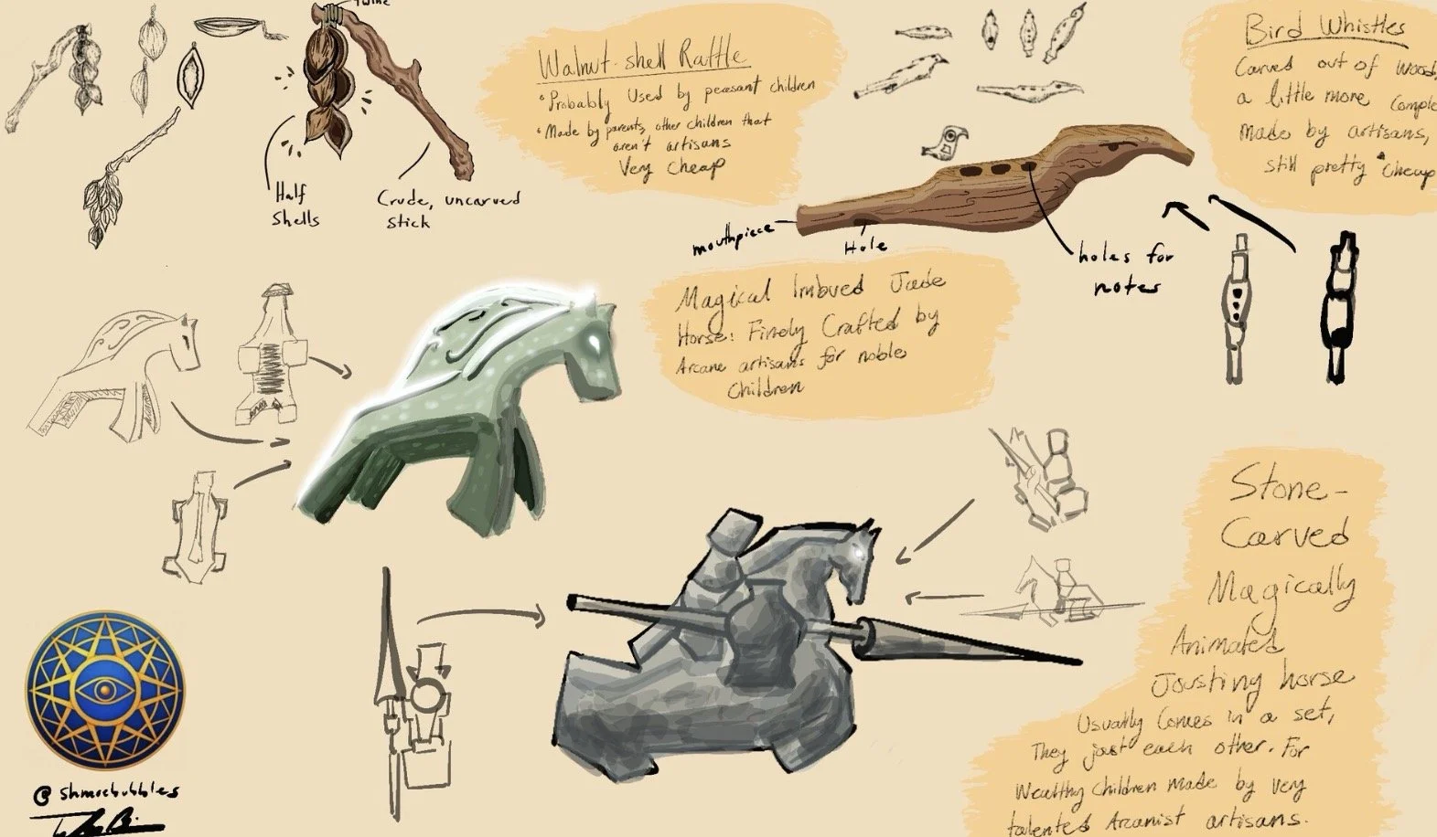 Full Concept Art Set