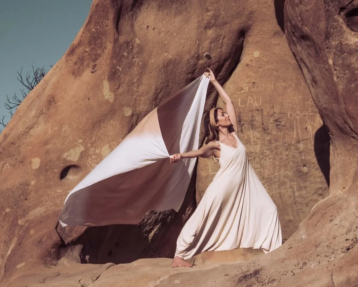 Sakti Rising luxury yoga apparel photoshoot art direction by KAIA Consulting