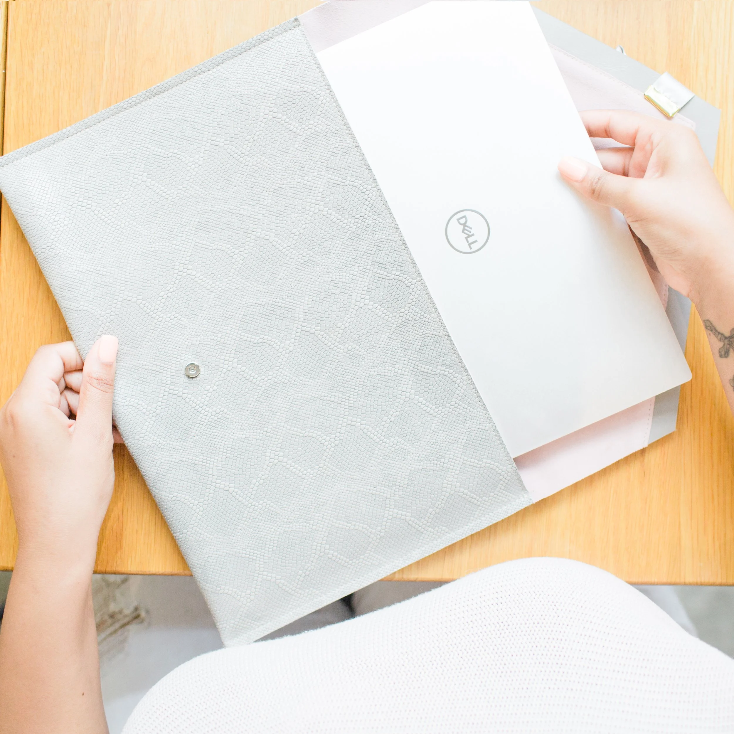 Ella Skye luxury laptop sleeve