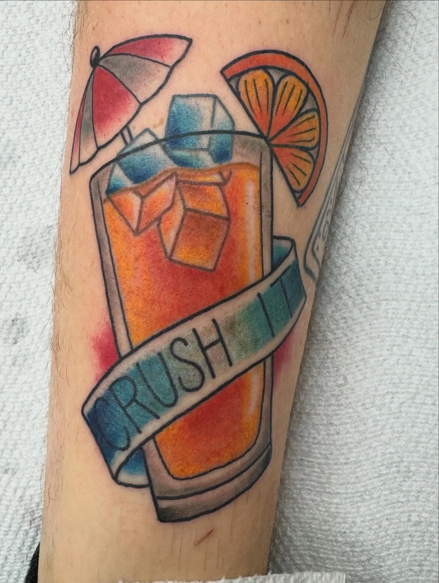 #orangecrush #traditioanltattoo #orangecrushtattoo