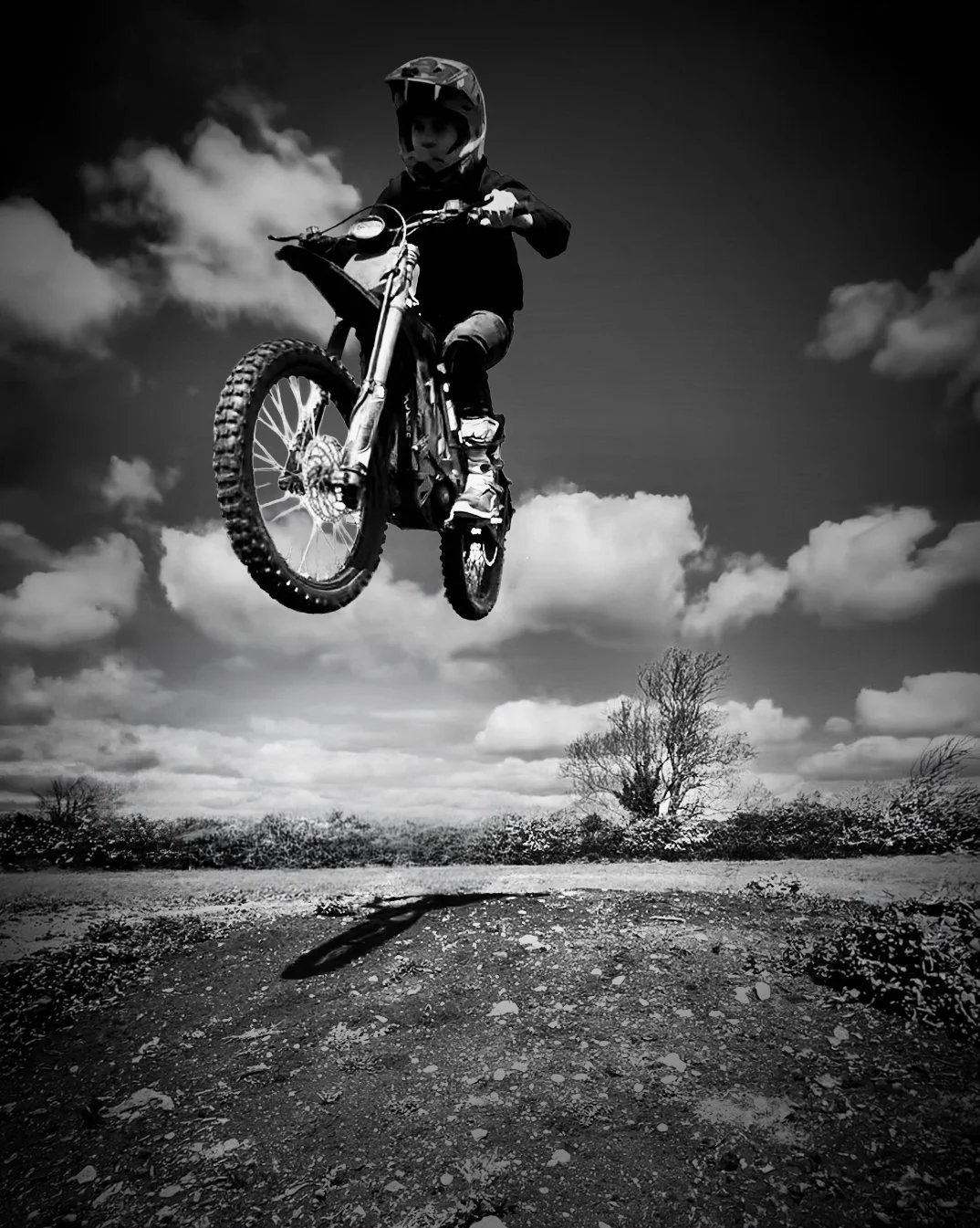 Bike jump using Stealth Pegs