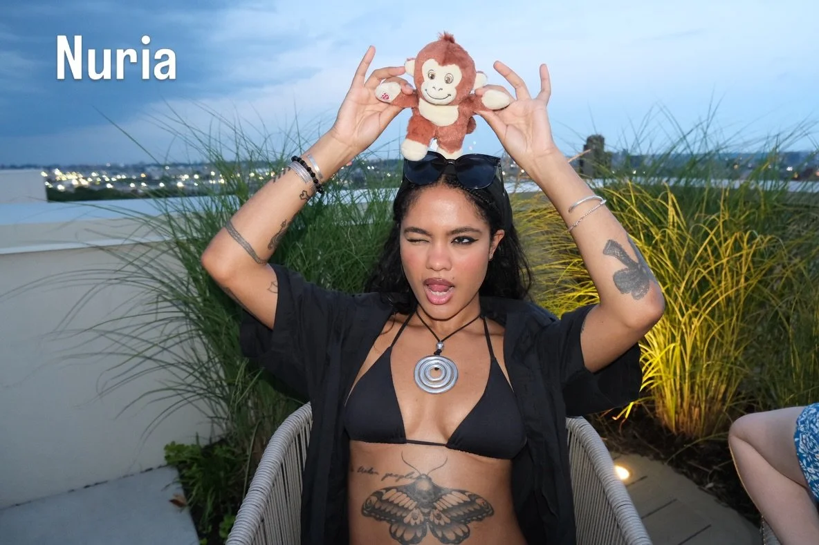ask us to hold labf the monkey next time you come to our show 💜

always yours, 
LA BOYFRND 💋