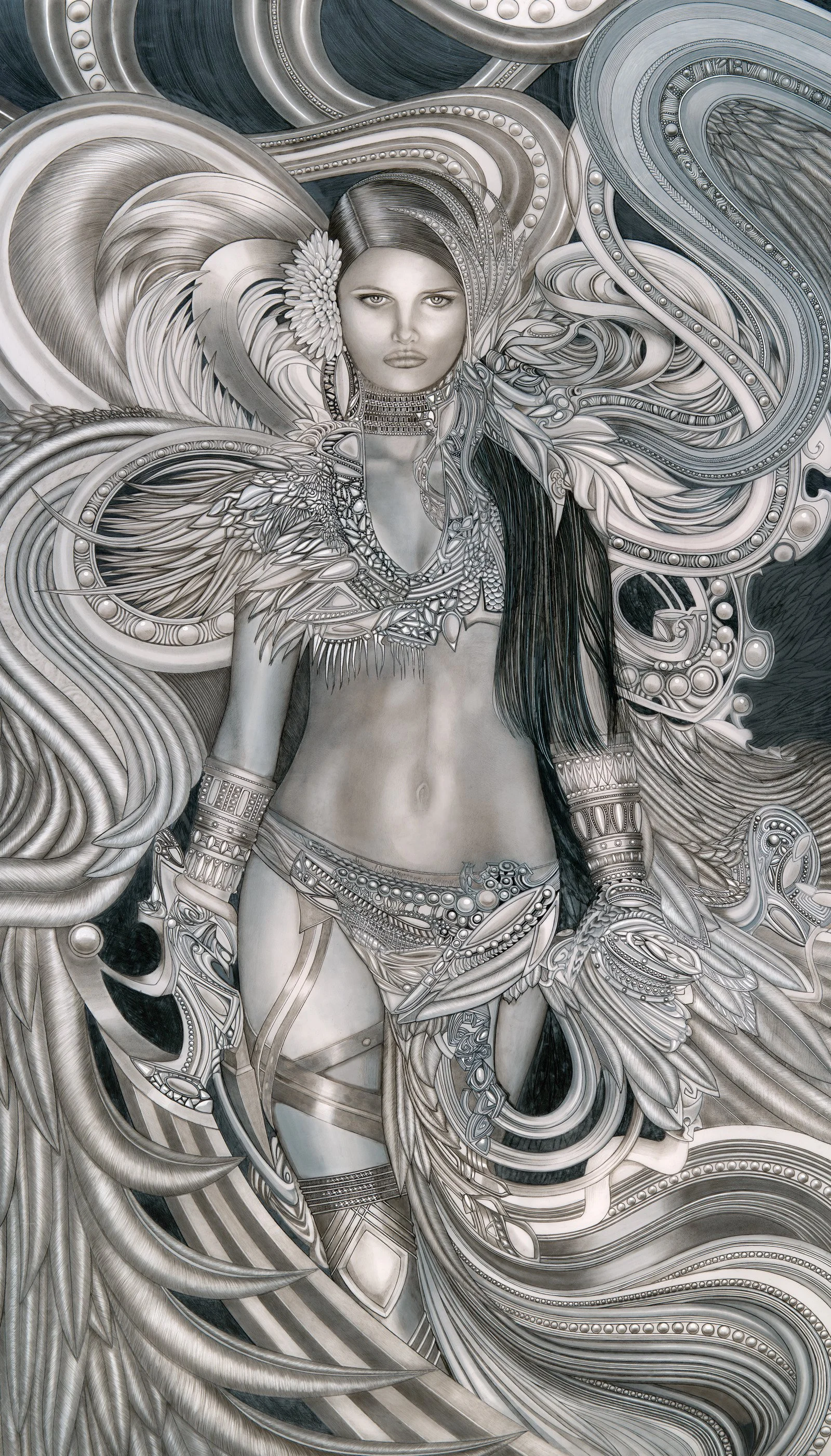 Catherine (Skinny) 23” x 49” Artist proof