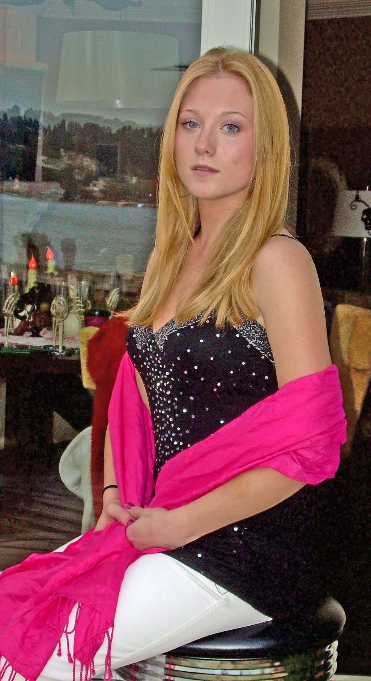 Madison posing for her portrait.