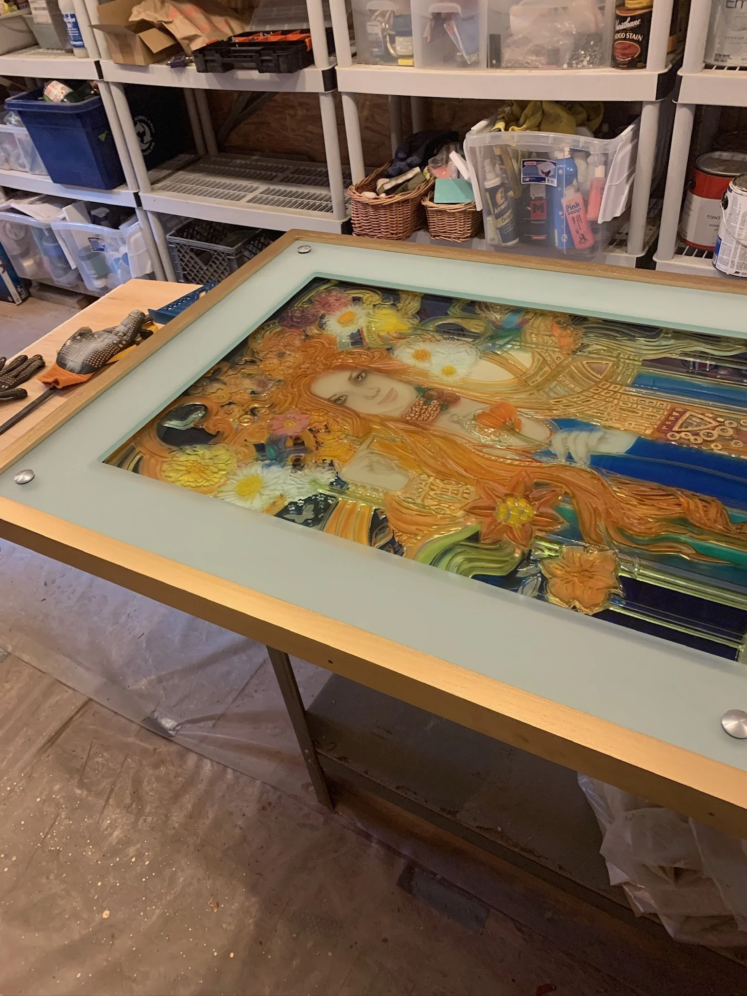 "Genesis" in-progress: frame under construction