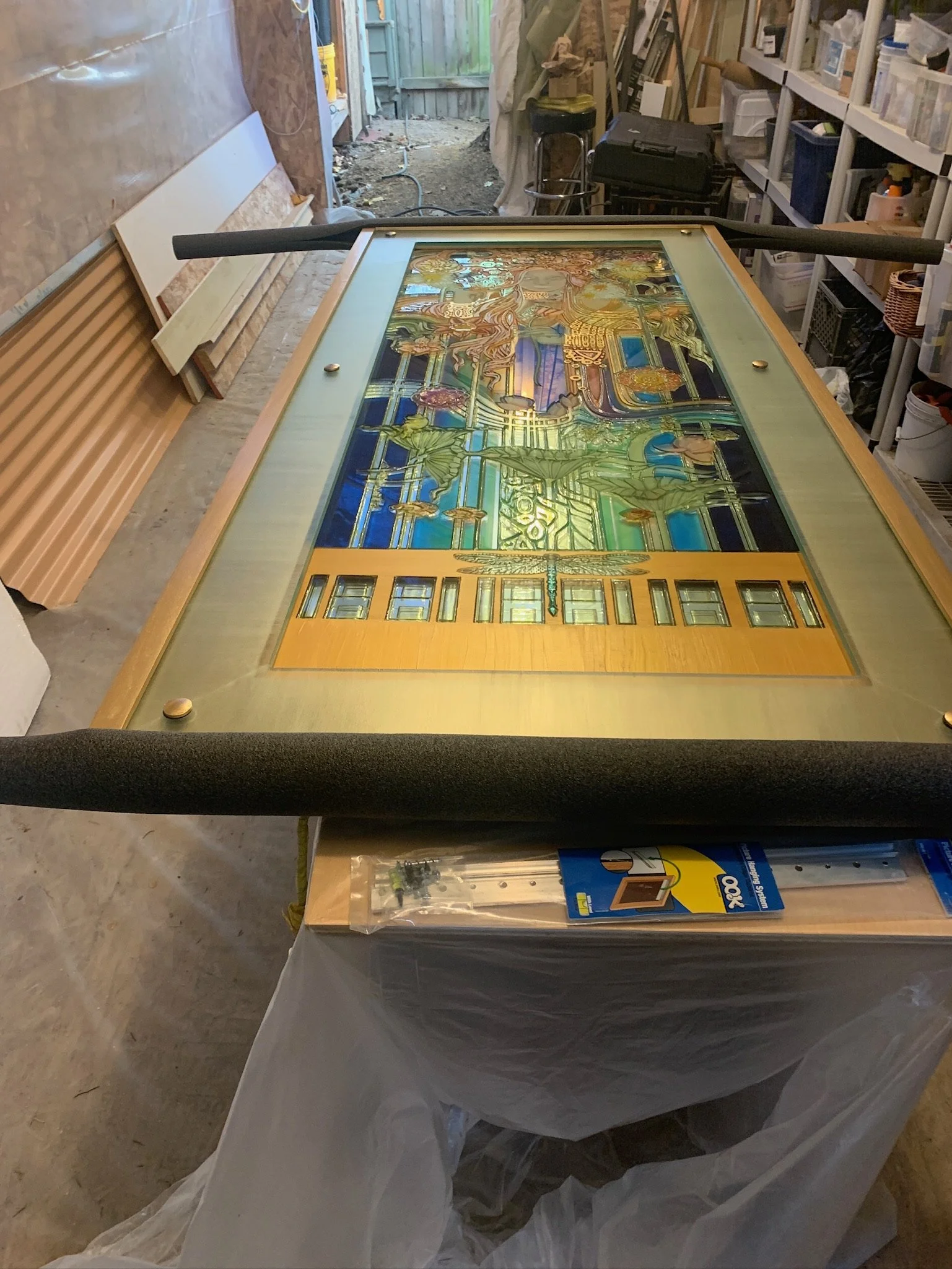 "Genesis" in-progress: frame under construction