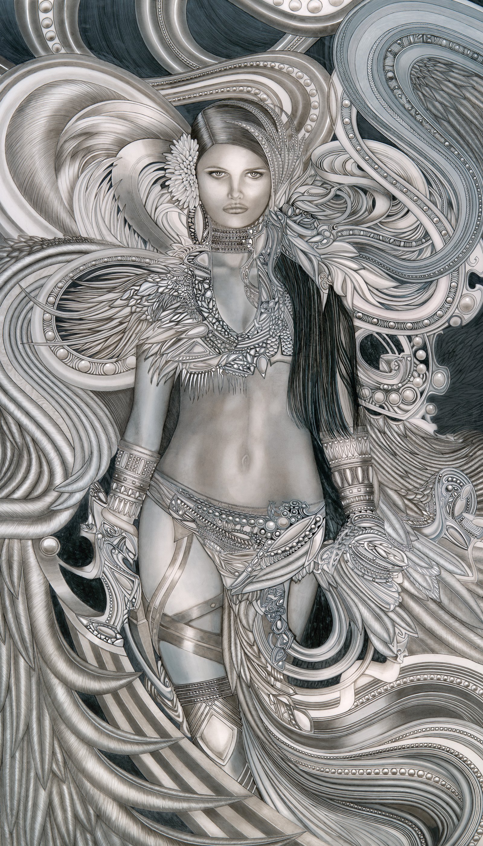 Catherine (Small) 17” x 29 1/4” Artist proof.