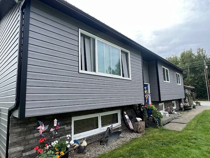 Vinyl siding replacement for Alaska home