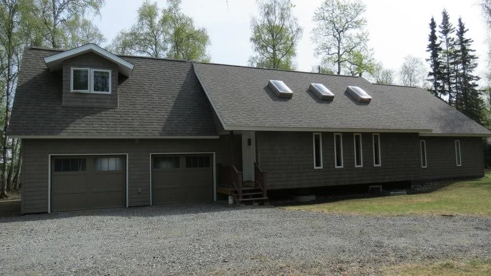 Residential siding replacement project in Mat-Su Valley Alaska