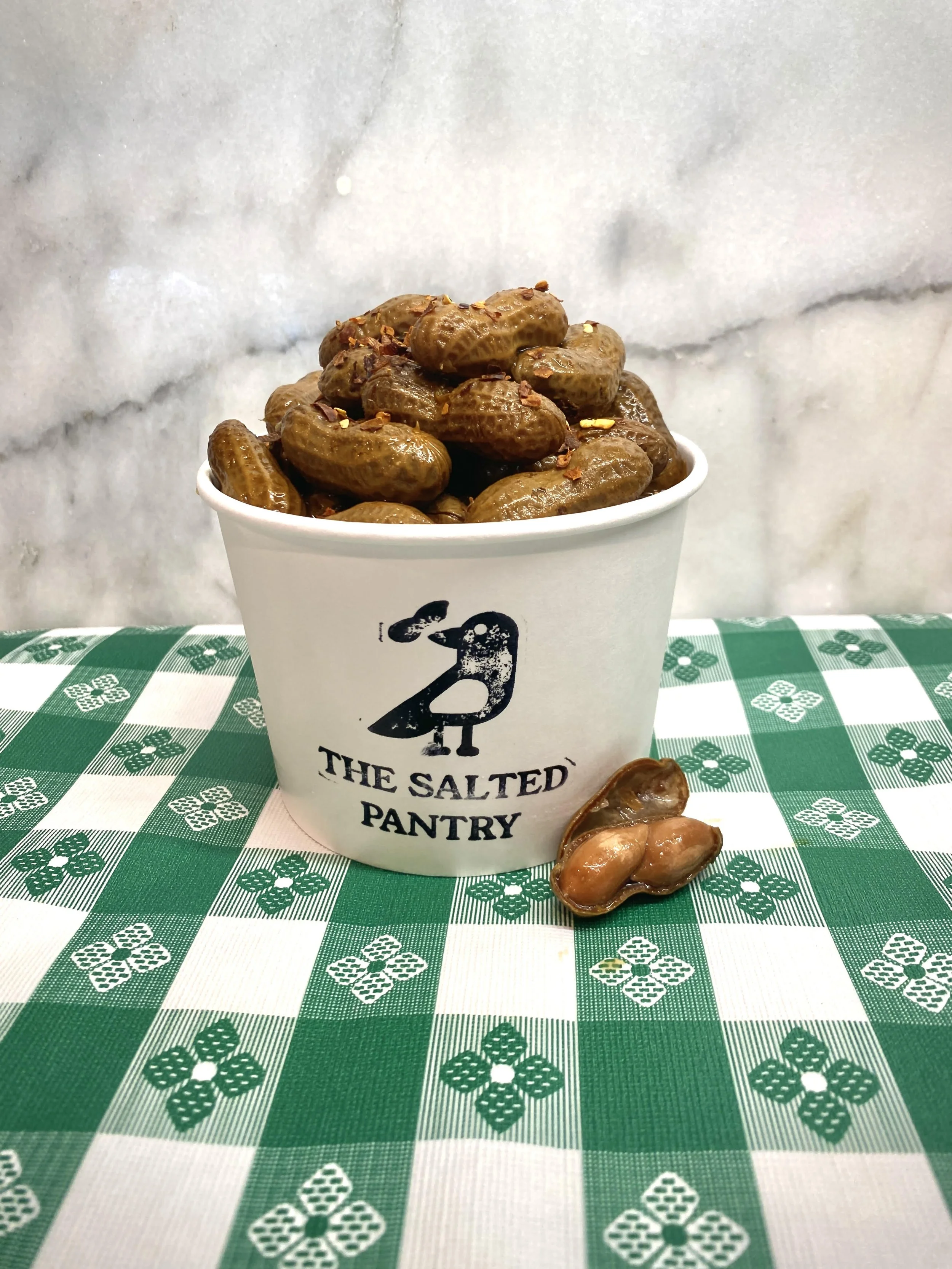 Hot Boiled Peanuts