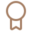 An outline of a person's head and shoulders icon