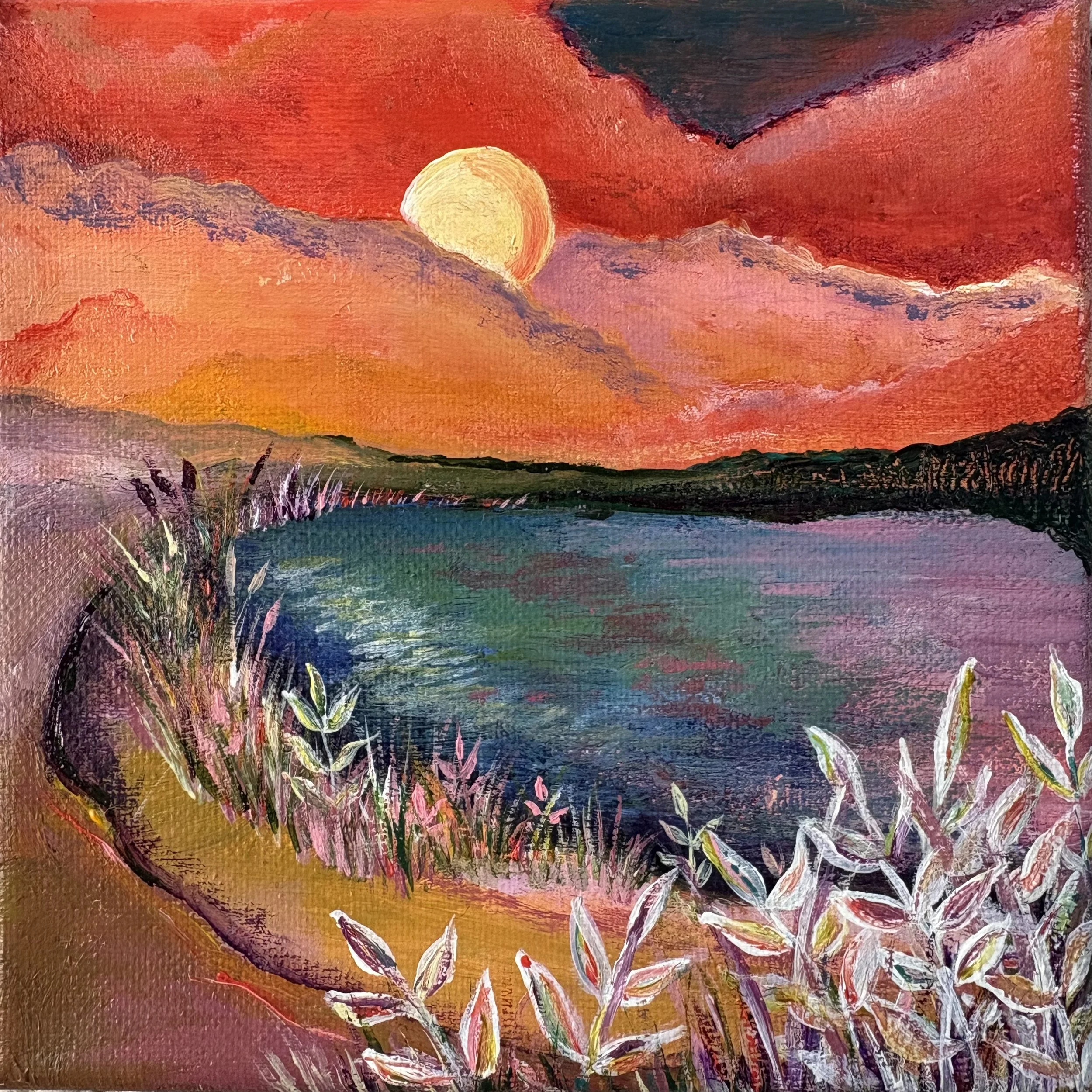 Sunset at the Pond