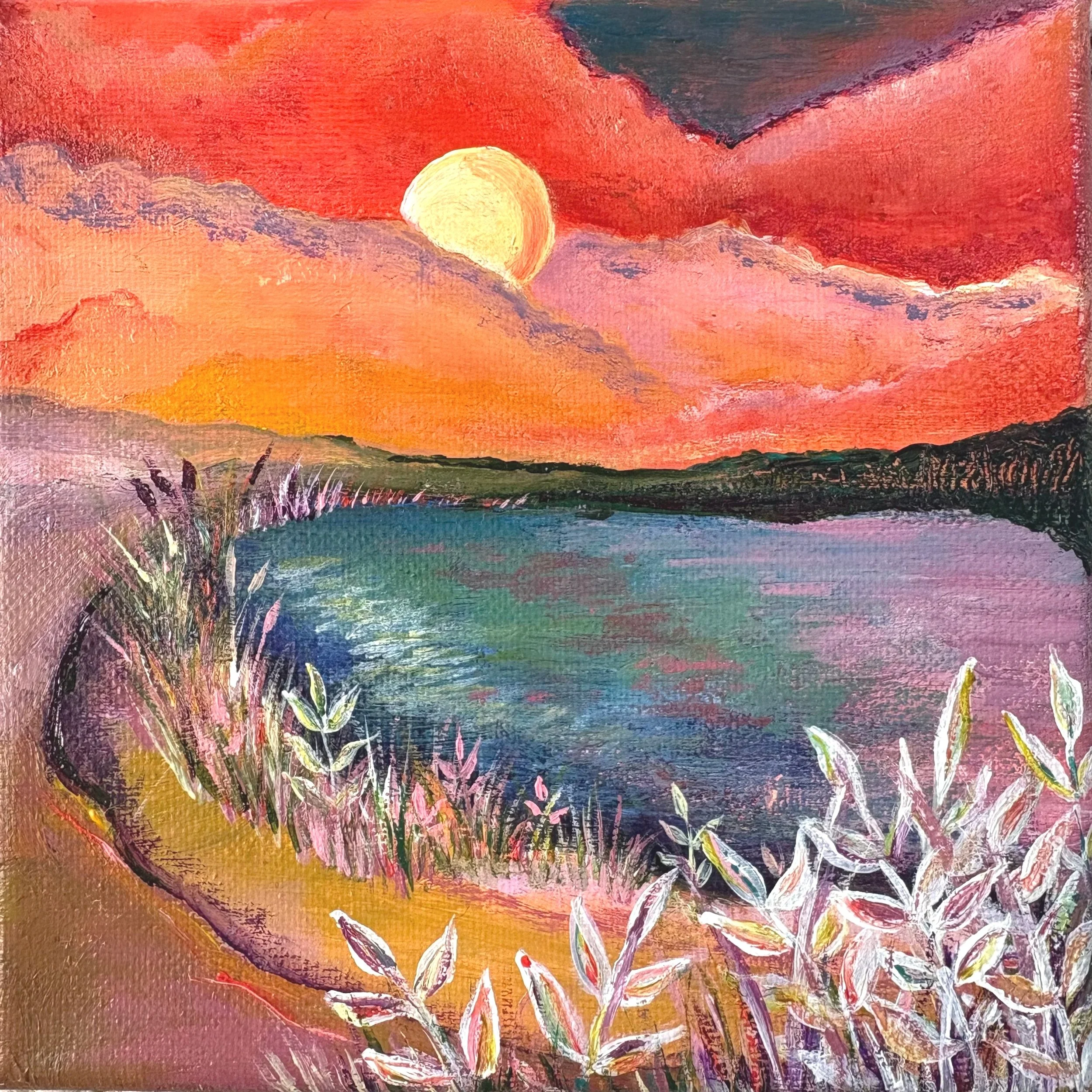 Sunset+at+the+Pond+6x6.jpg