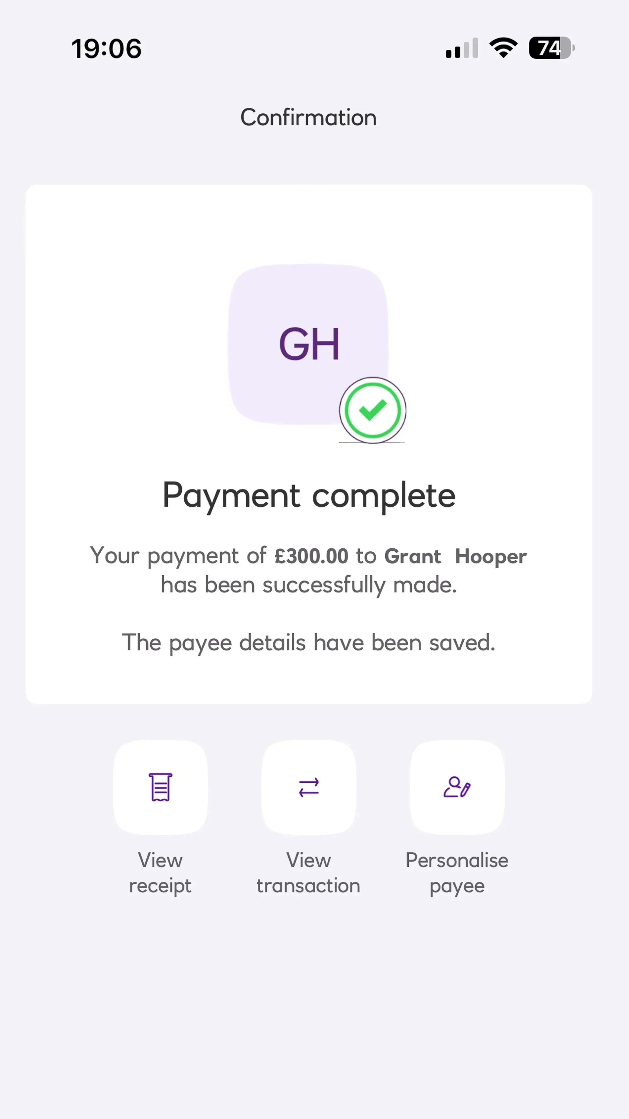 Grant won our Husqvarna competition on 14/08/26, it massively undersold so Grant received £300 