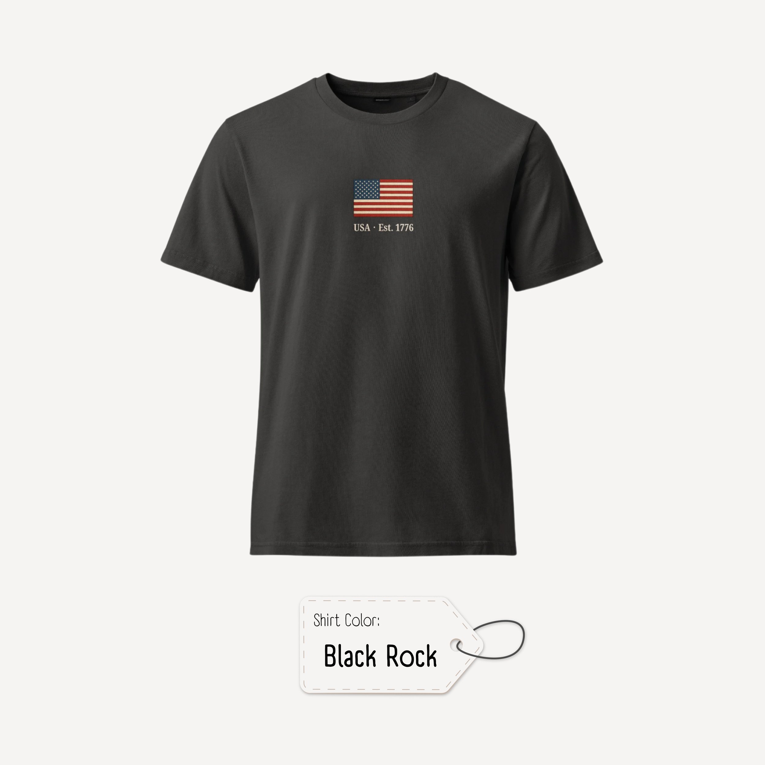 American Flag Shirt Mockup - Black Rock.png