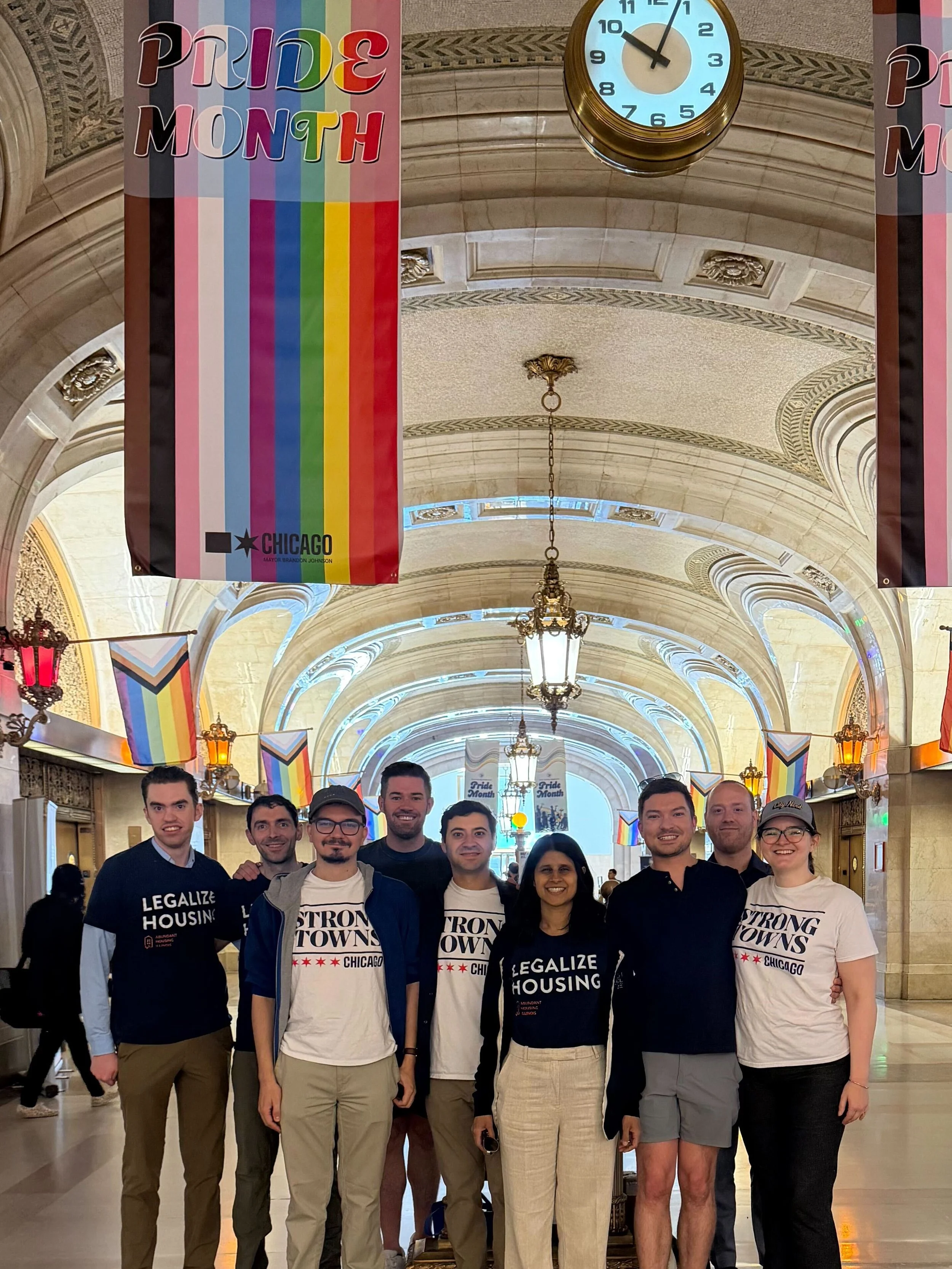 Volunteers attended and spoke at a Zoning Committee subject matter hearing in June 2026.