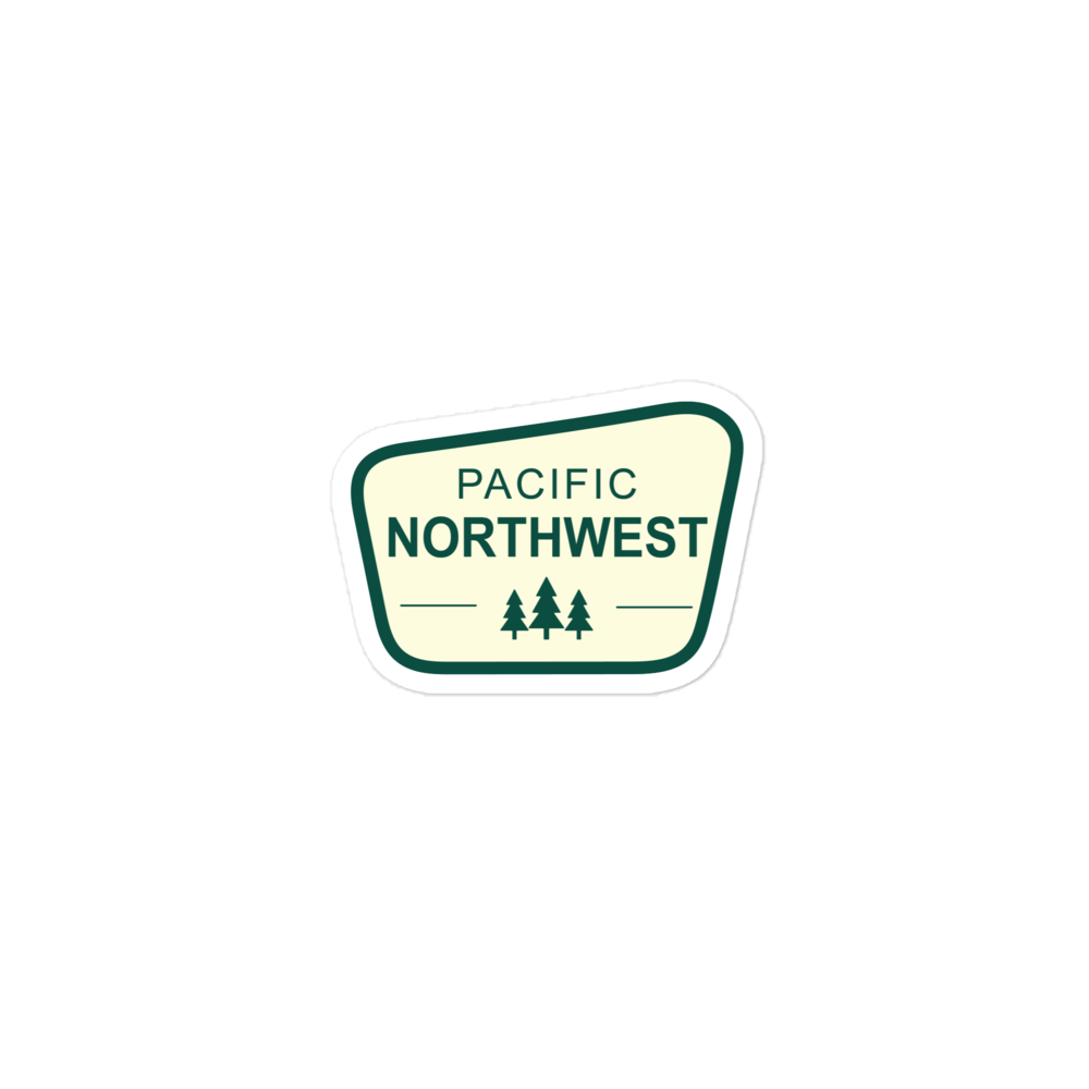 Pacific Northwest Badge Sticker
