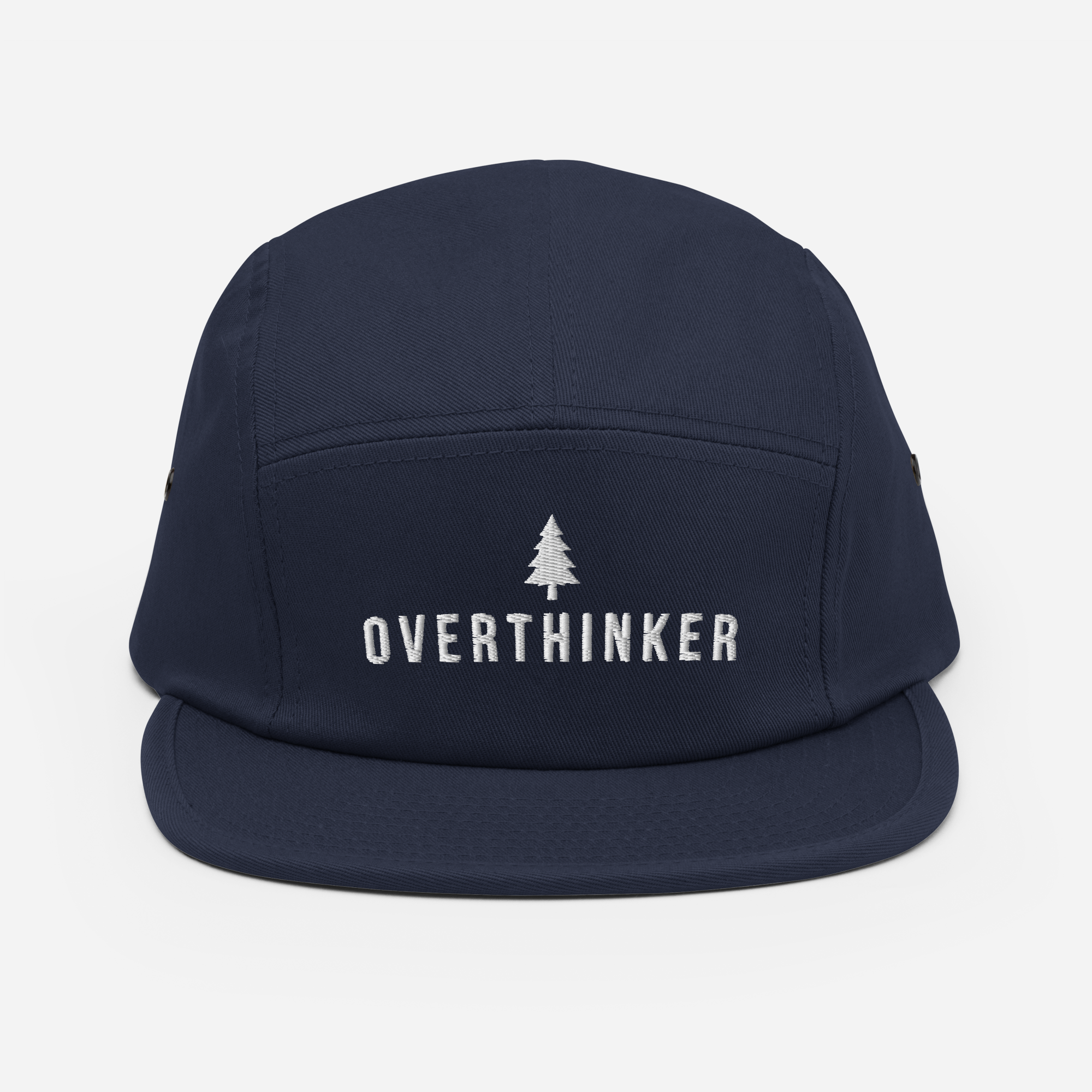 OVERTHINKER Embroidered 5-Panel Hat