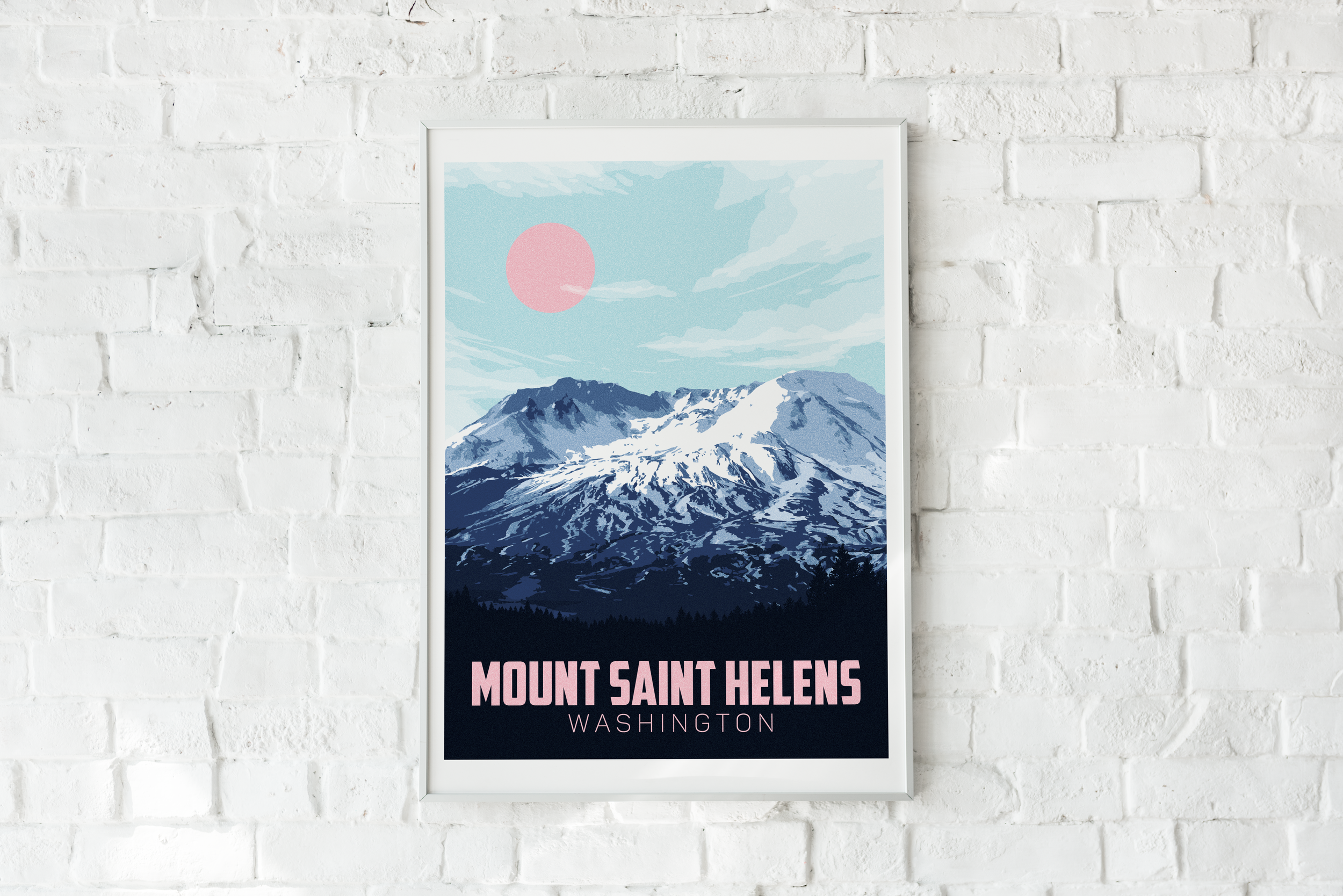 Majestic Mount Saint Helens Art Print
