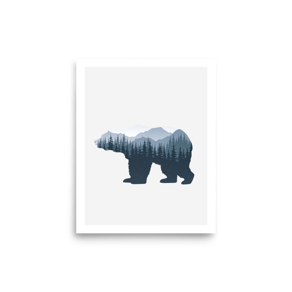 Wild Spirit Bear Art Print
