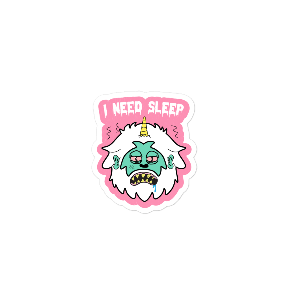 I Need Sleep Sticker