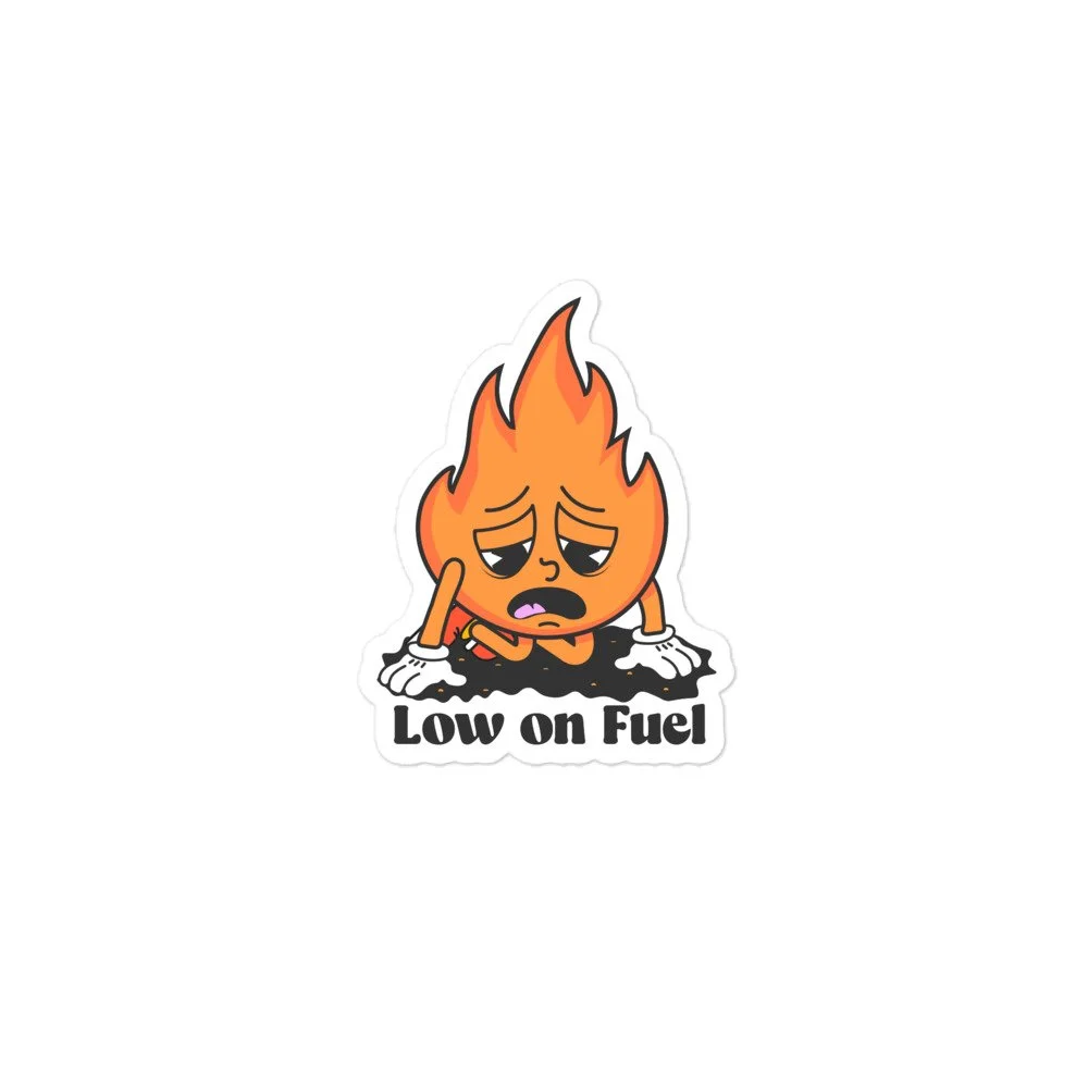 Low on Fuel Sticker