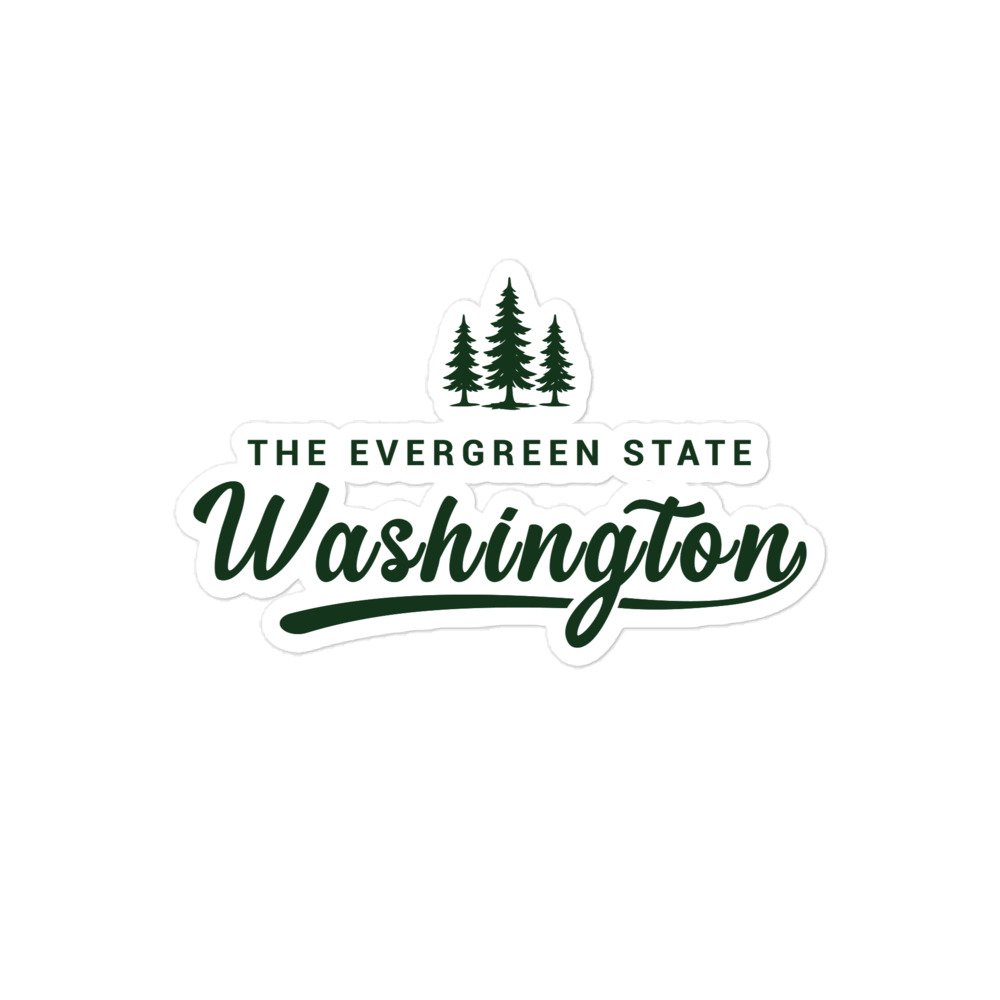 The Evergreen State - Washington Sticker