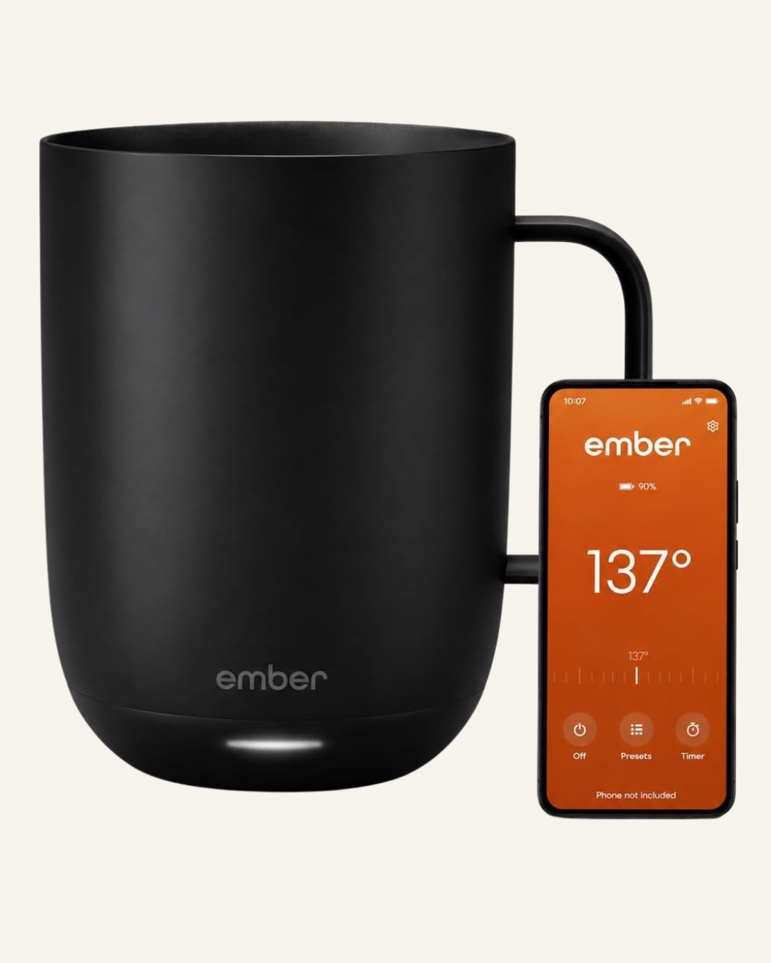 black ember mug and phone