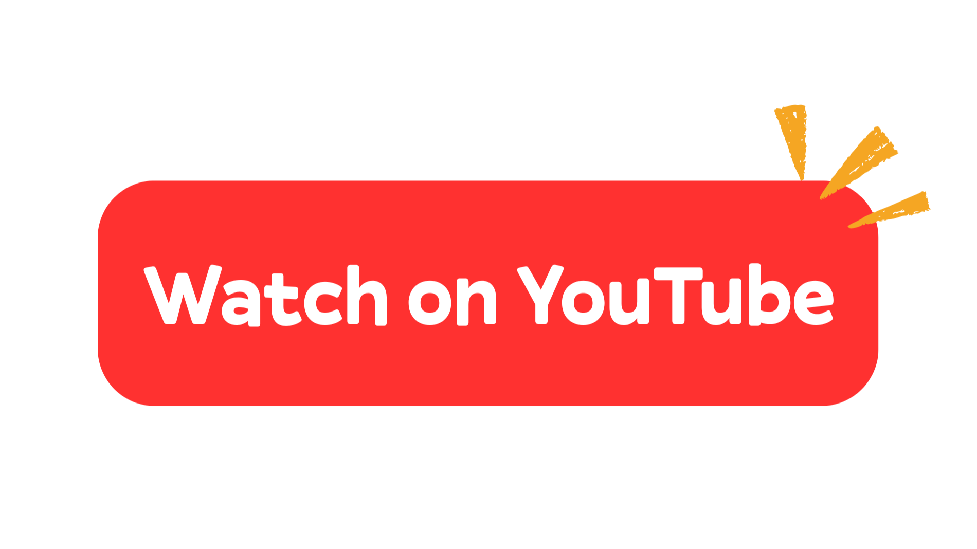 Red YouTube play button with white text saying "Watch on YouTube" and yellow accents.