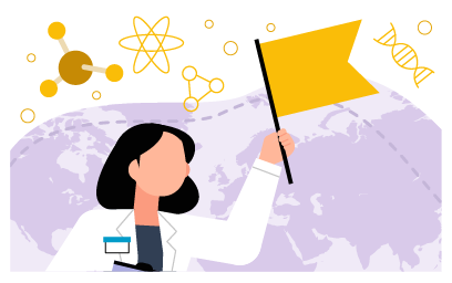 A scientist or doctor representing the renowned experts and industry professionals who join Allbright Global Academy as guest speakers in the Years 9 and 11 IGCSE-style online high school programme.