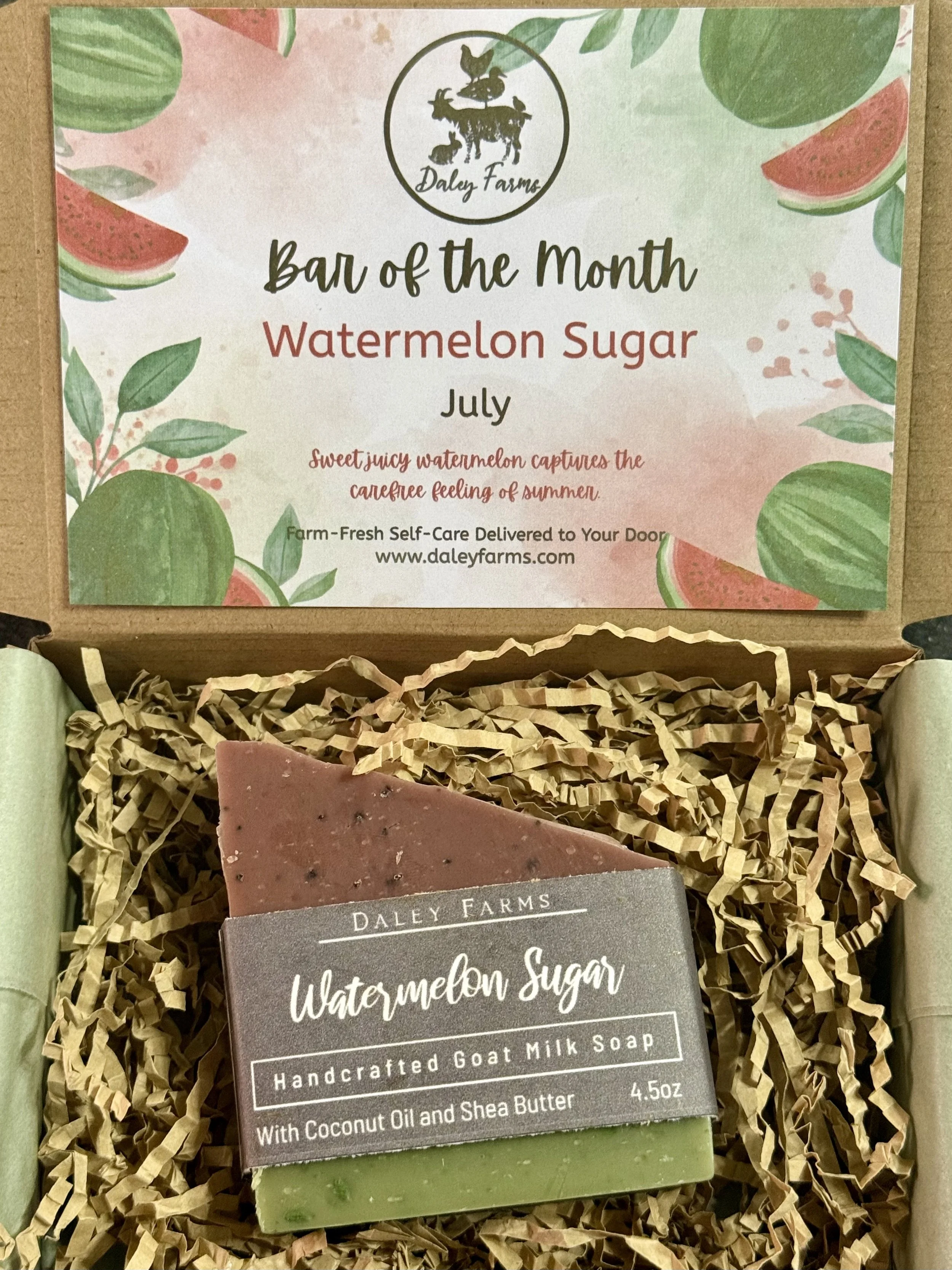 Goat Milk Soap Bar of the Month Subscription Box