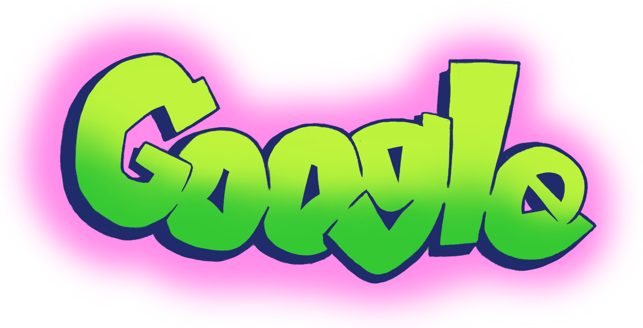 Google Logo for 'Fresh Prince of Bel-Air' easter egg. The whole Search window was redesigned with FPOBA assets and jokes. 