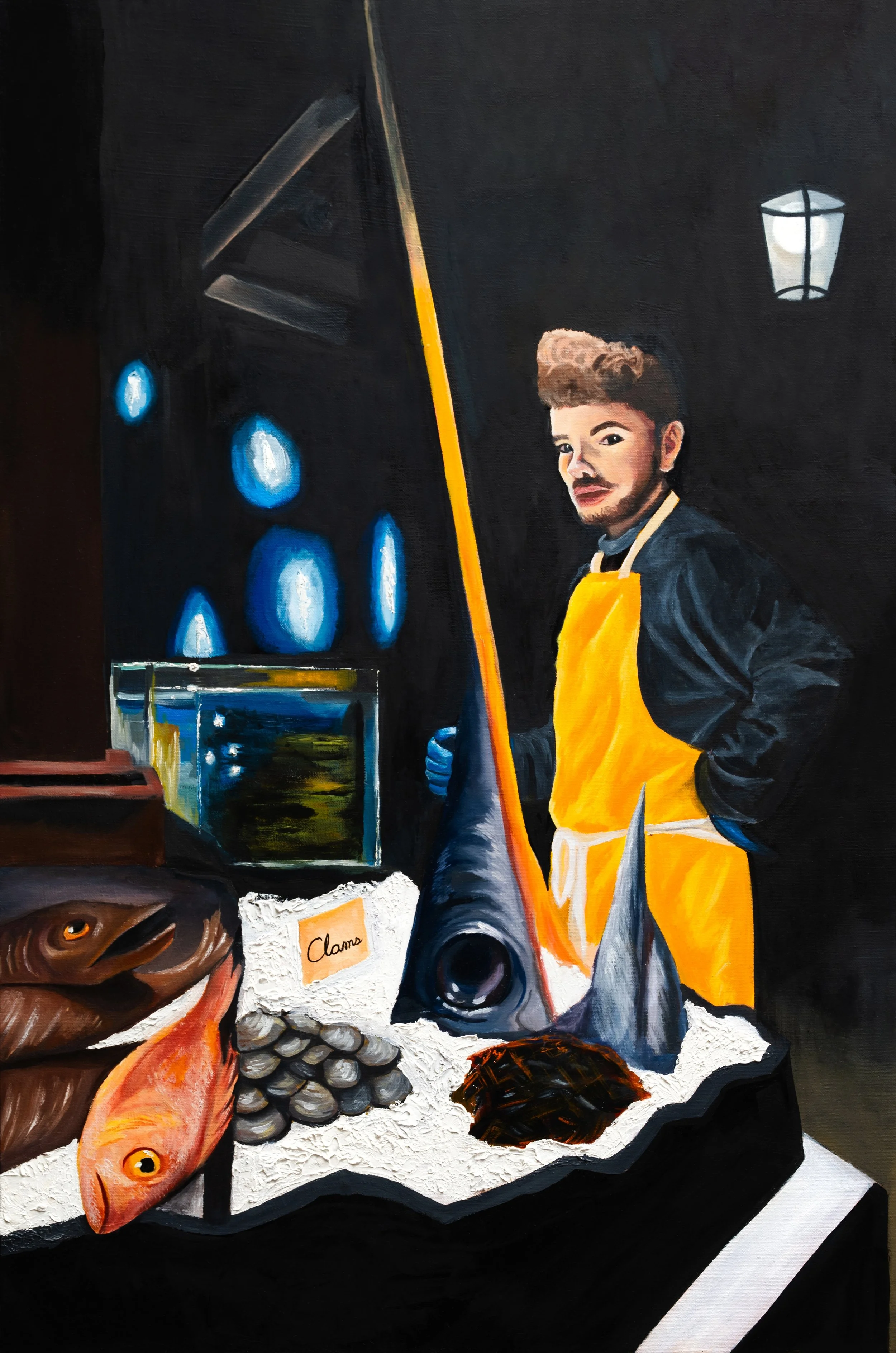 The Fisherman #2
24” x 36” 
Oil