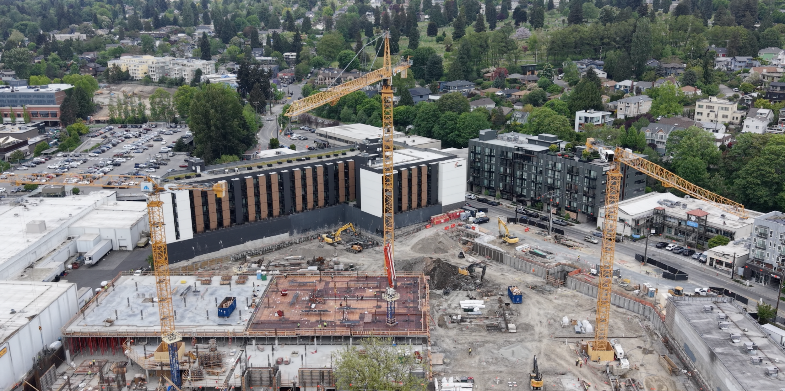 Construction site monitoring with drone