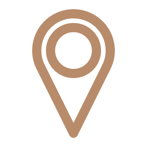 Karten-Symbol, das einen Standort auf einer Karte anzeigt.