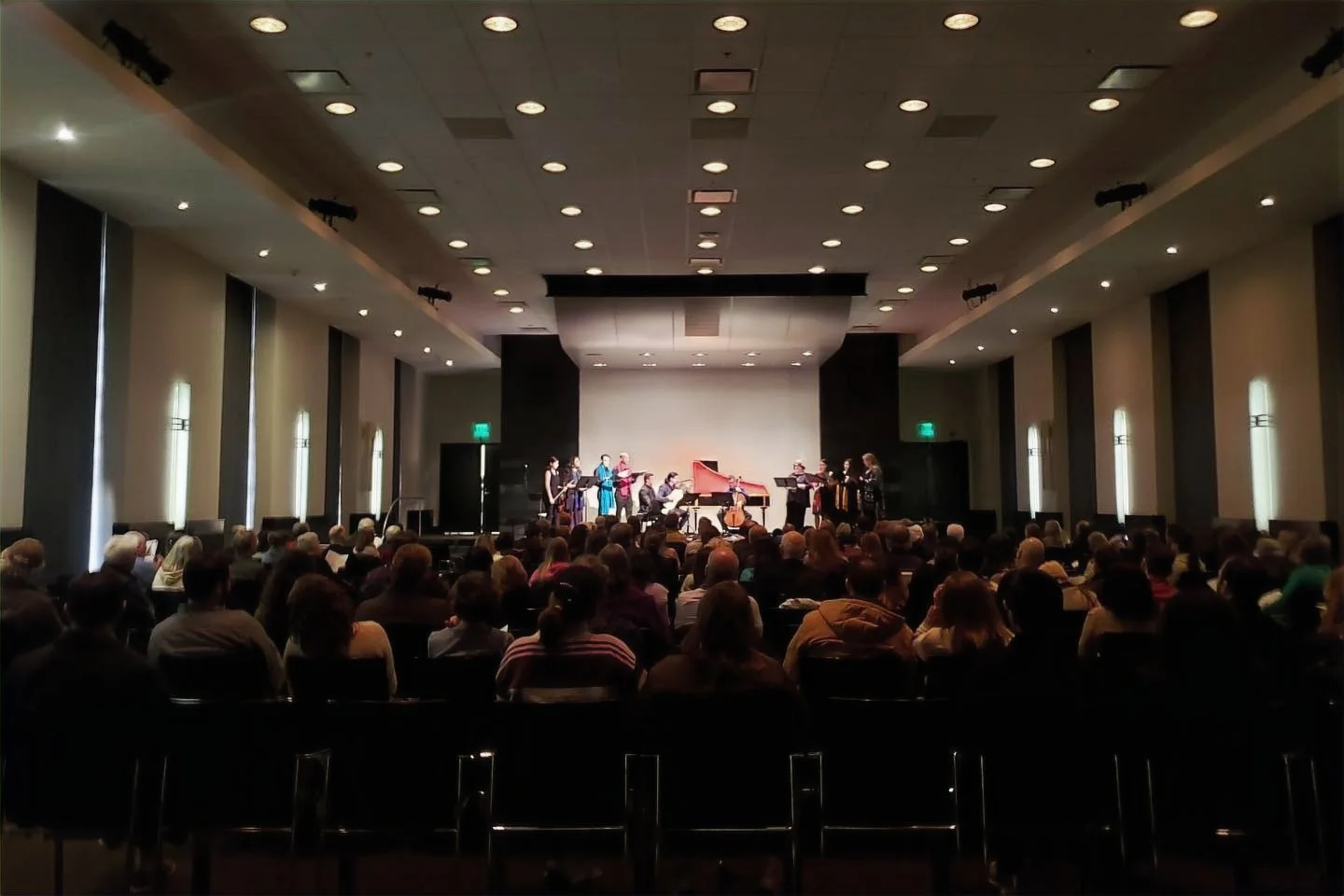  Audience View from the back at the Frist Art Museum: "Music and Musicians in Spanish Latin America 1500-1800" 