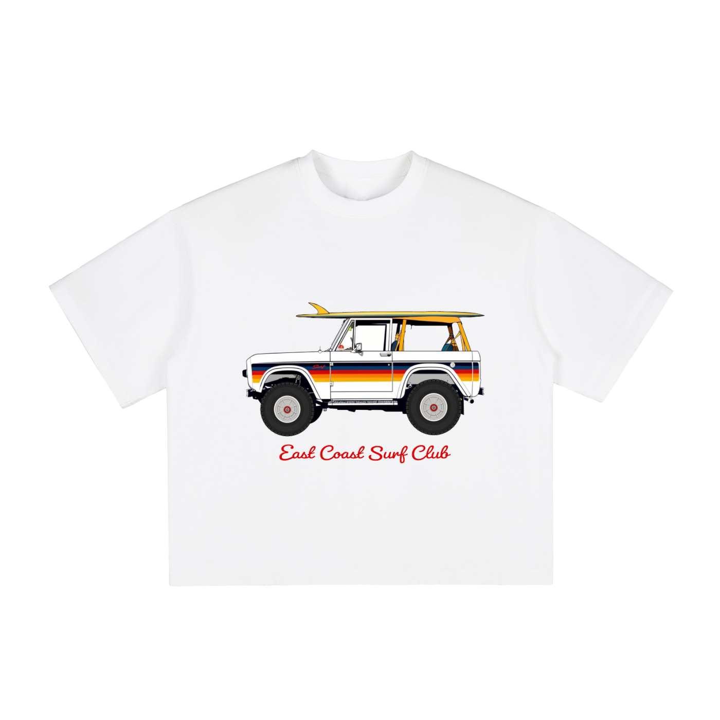 Unisex Bronco Inspired Boxy T-Shirt