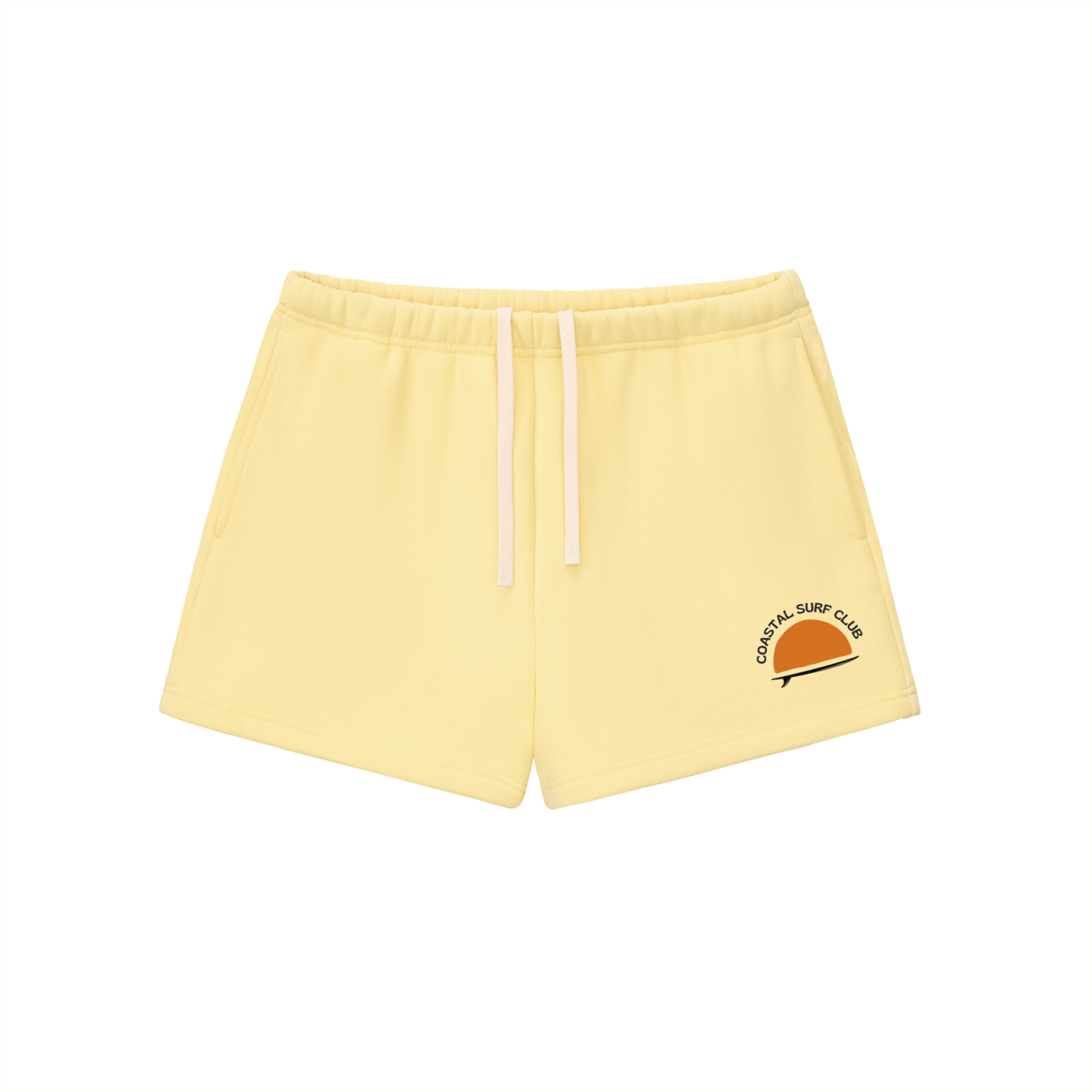 Coastal Surf Club Fleece Drawstring Sweatshorts