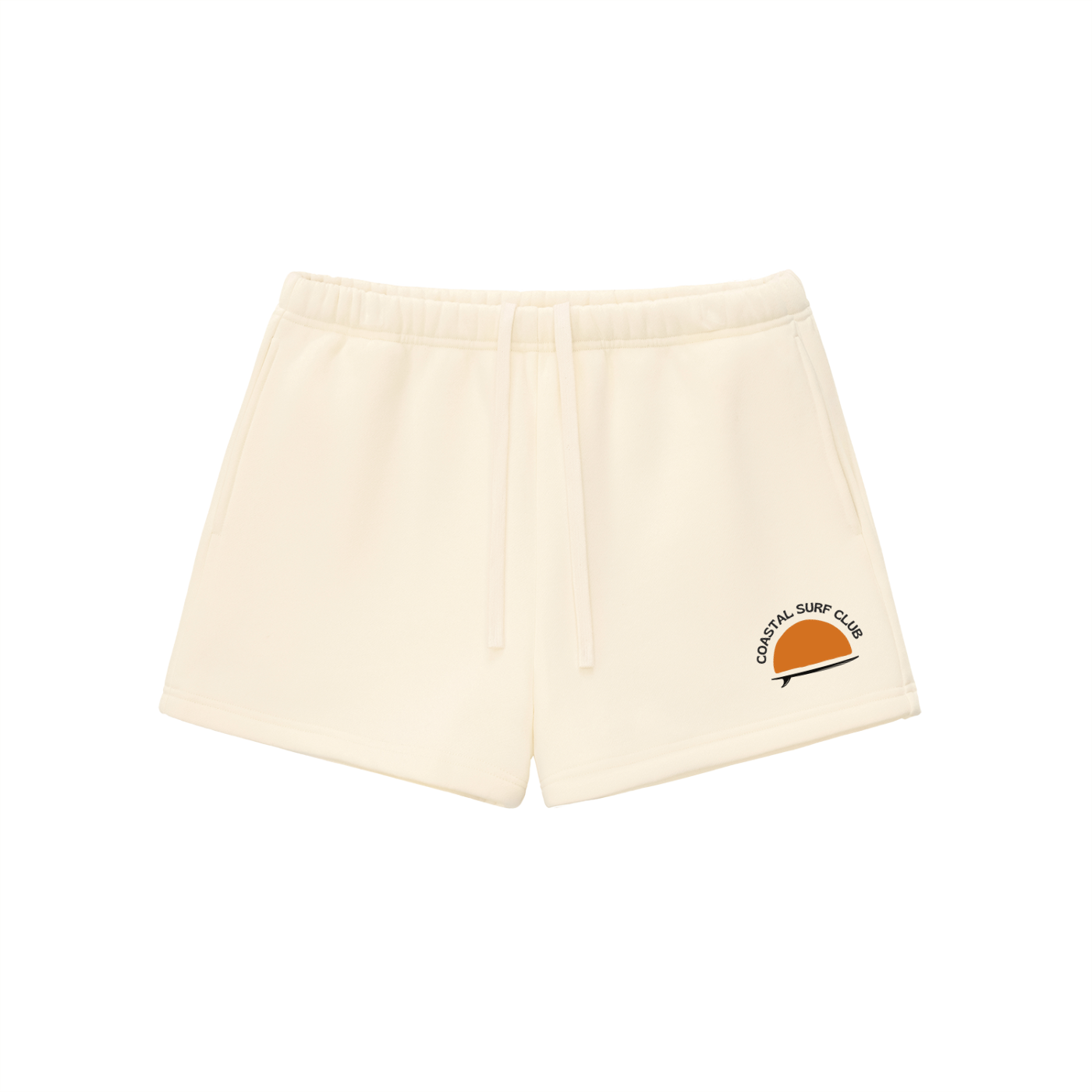Coastal Surf Club Fleece Drawstring Sweatshorts