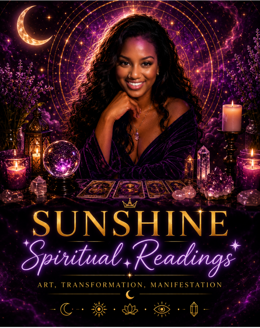 spiritual reading 1-on-1 with divine light with sunshine