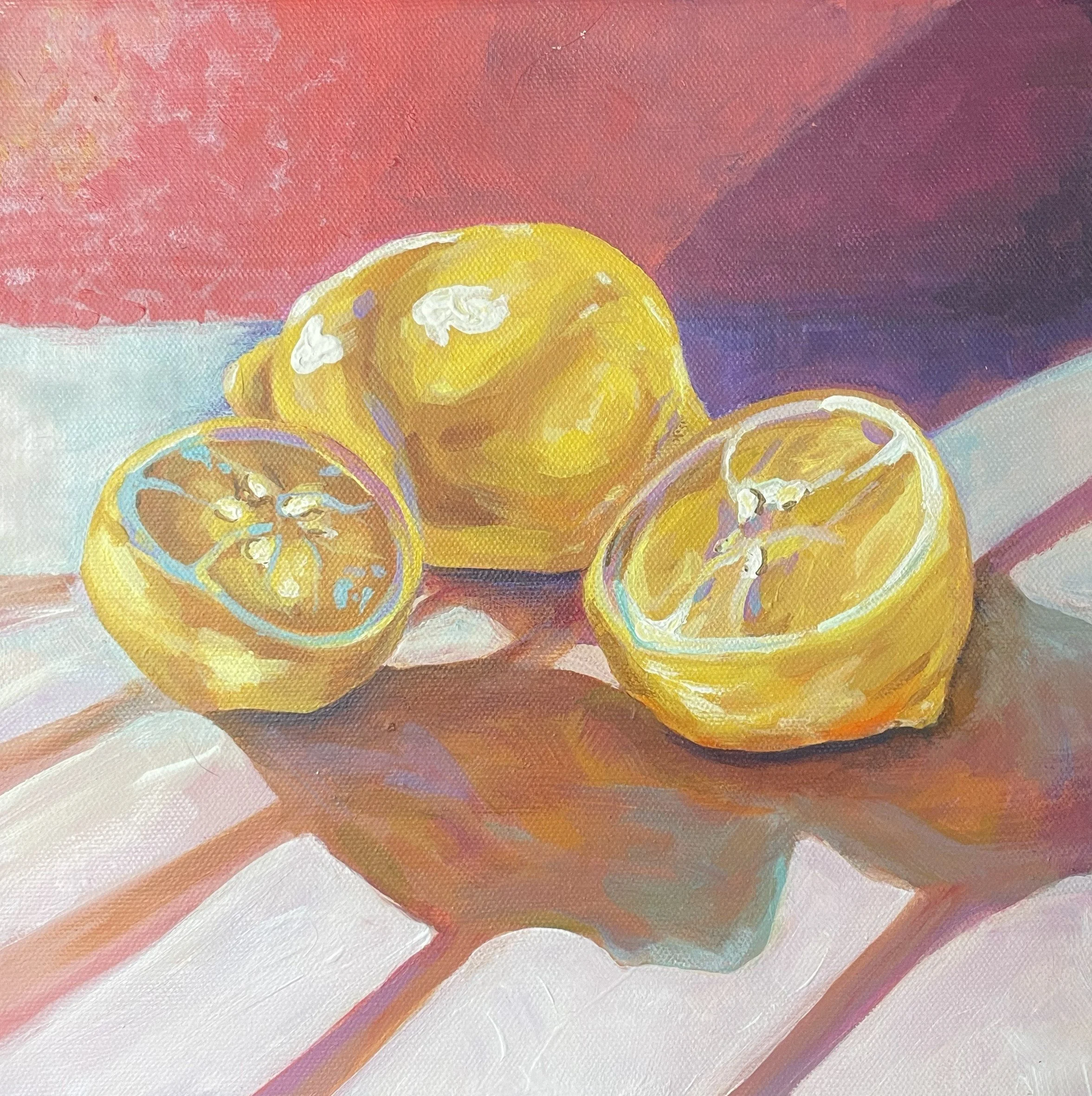 Lemon Burst - Original Painting