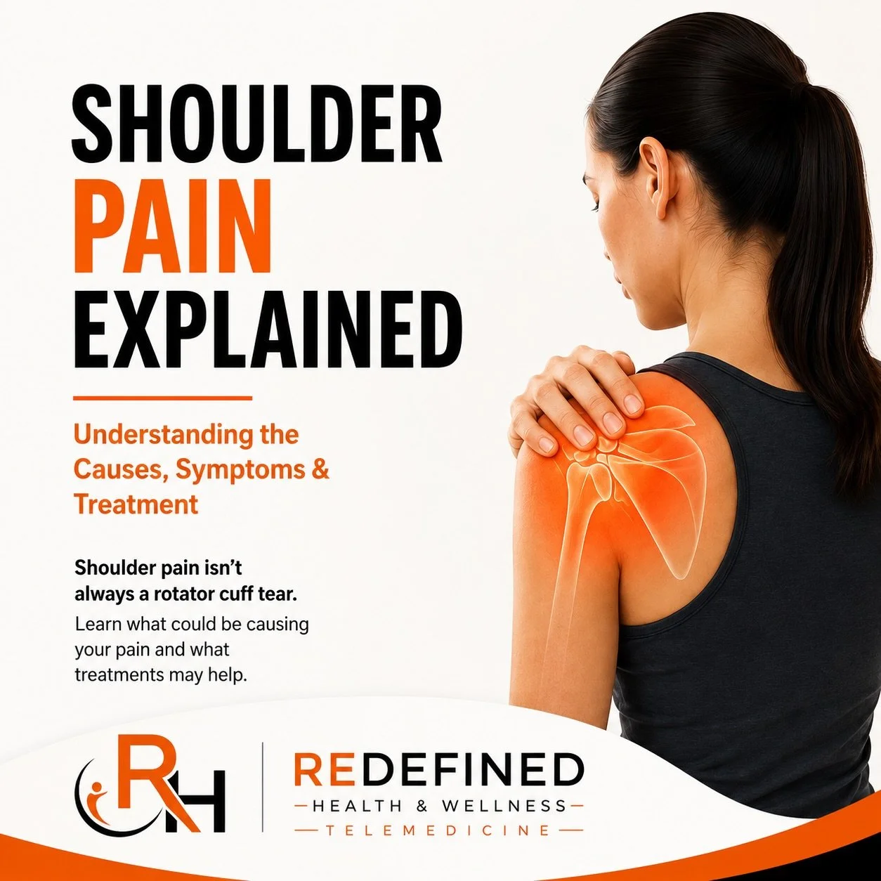 Shoulder Pain Explained 💪

Shoulder pain isn&rsquo;t always a rotator cuff tear.

Many different conditions can cause shoulder pain, including tendonitis, bursitis, arthritis, frozen shoulder, muscle strain, or even pain coming from the neck.

Commo