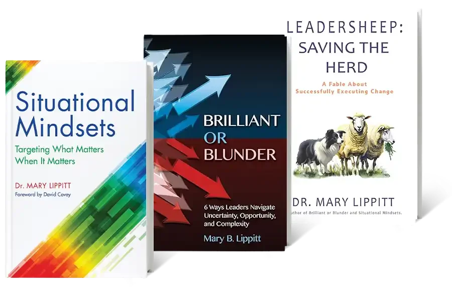 Three books by Dr. Mary Lippitt