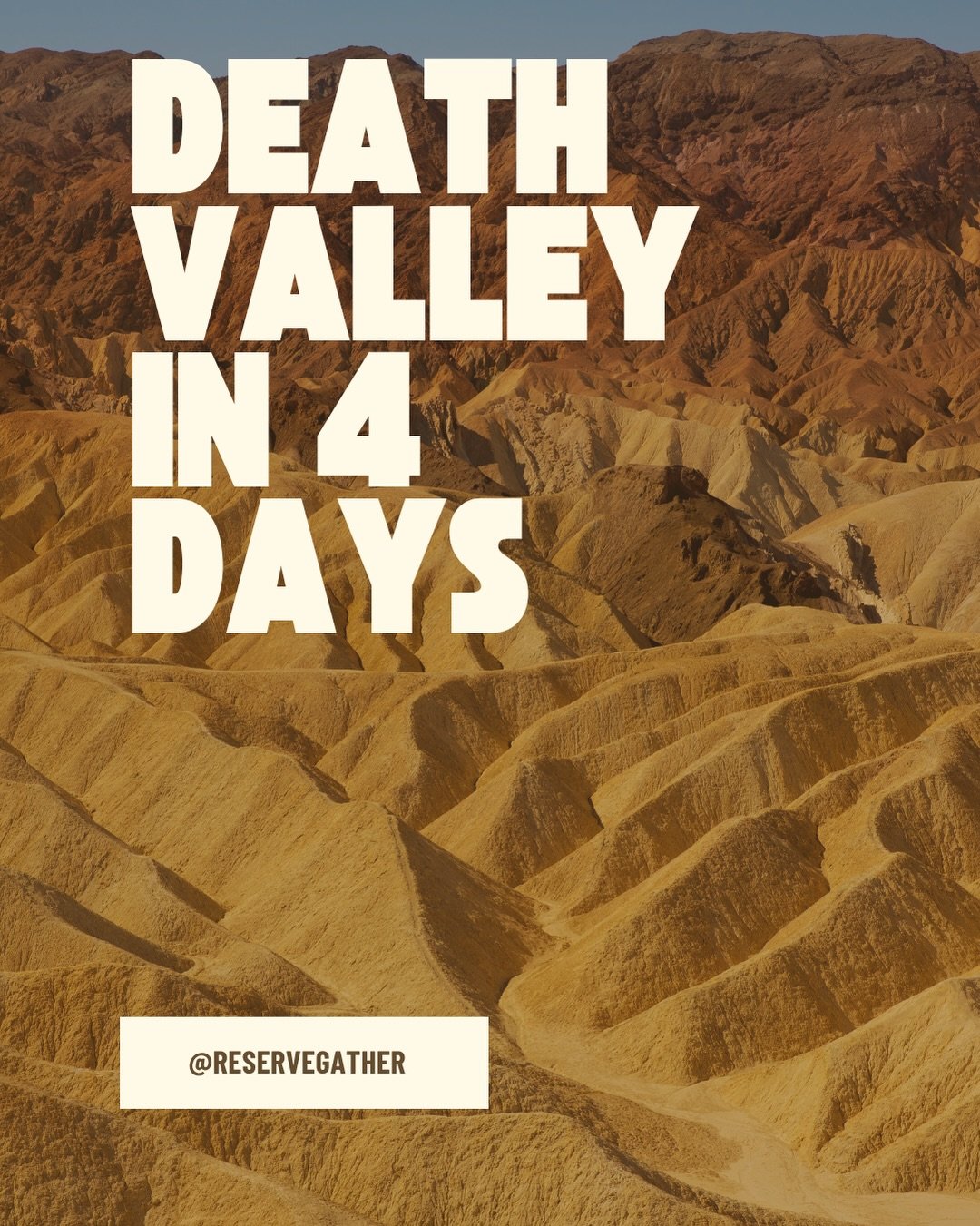 Four days in Death Valley. Ridgeline hikes, real canyon terrain, cold mornings, a fire at the end of the day. Women guides. All meals included. 

Small group of women. Real terrain. The kind of quiet you only get with people who aren&rsquo;t in a hur