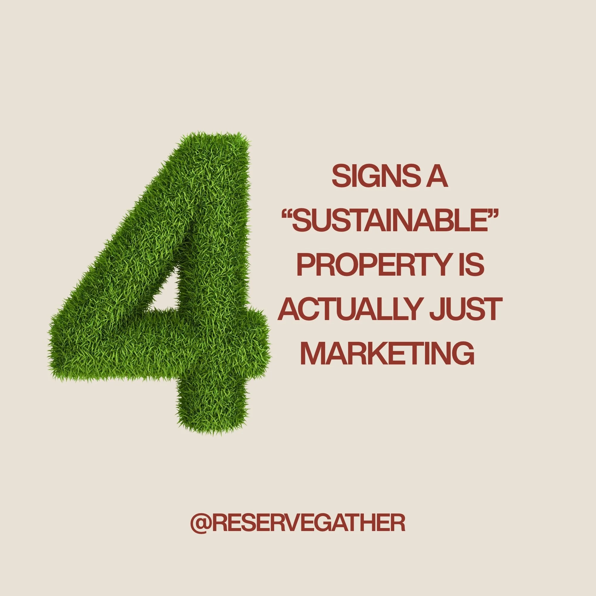If a property or tour operator brags about being sustainable and it stops there, they&rsquo;ve told you exactly how little they&rsquo;re doing

1. Not a single piece of data, just vibes and a leaf icon
2. Zero third party check. Their website is the 