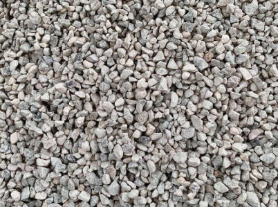 Close-up of small gray gravel stones.