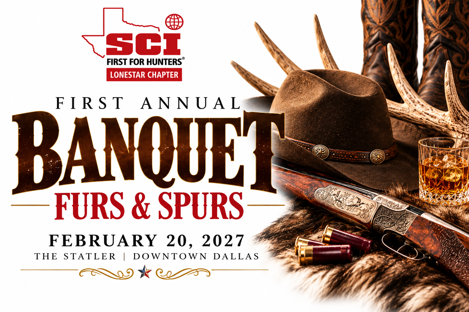 SCI Lone Star First Annual Banquet: Furs & Spurs